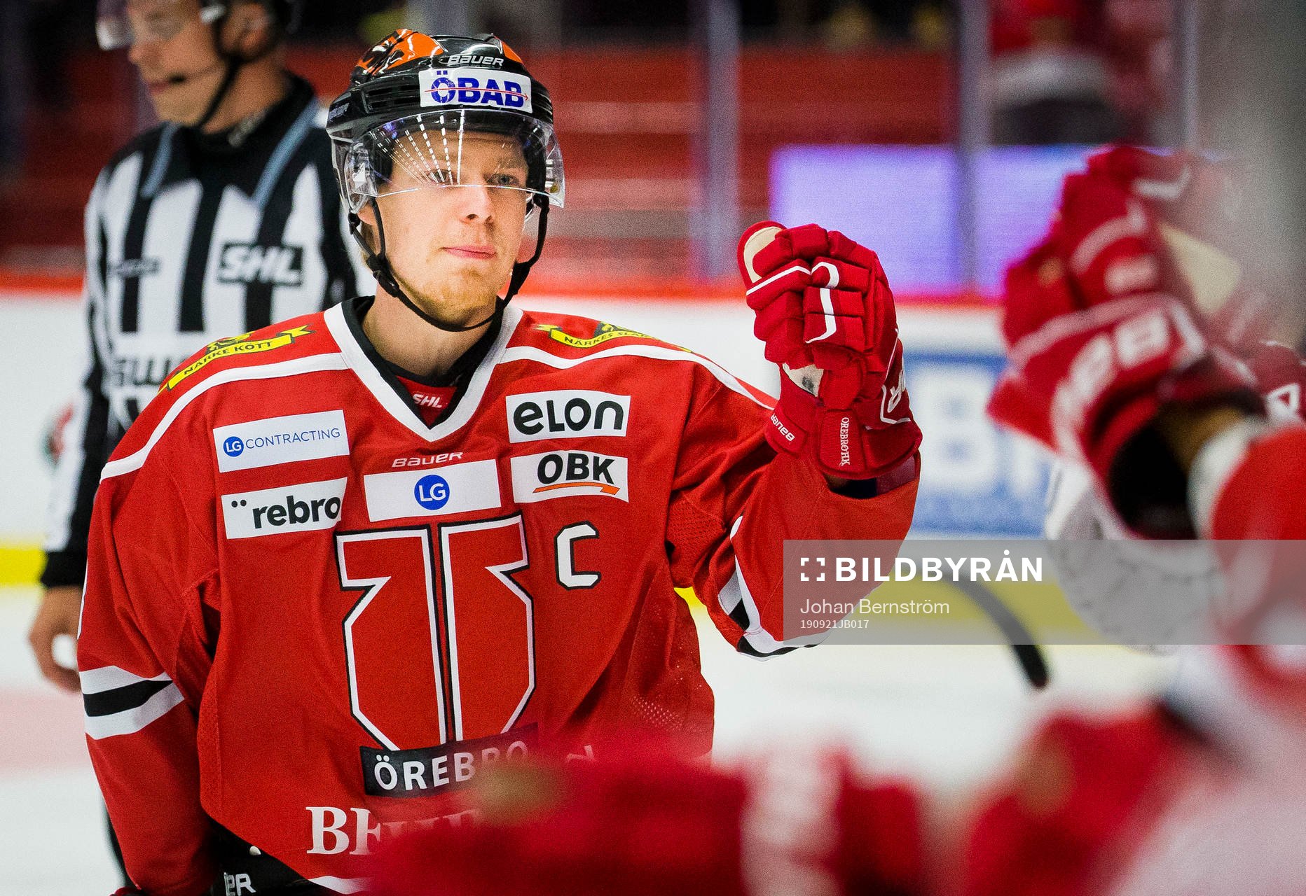 Örebros Christopher Mastomäki jublar