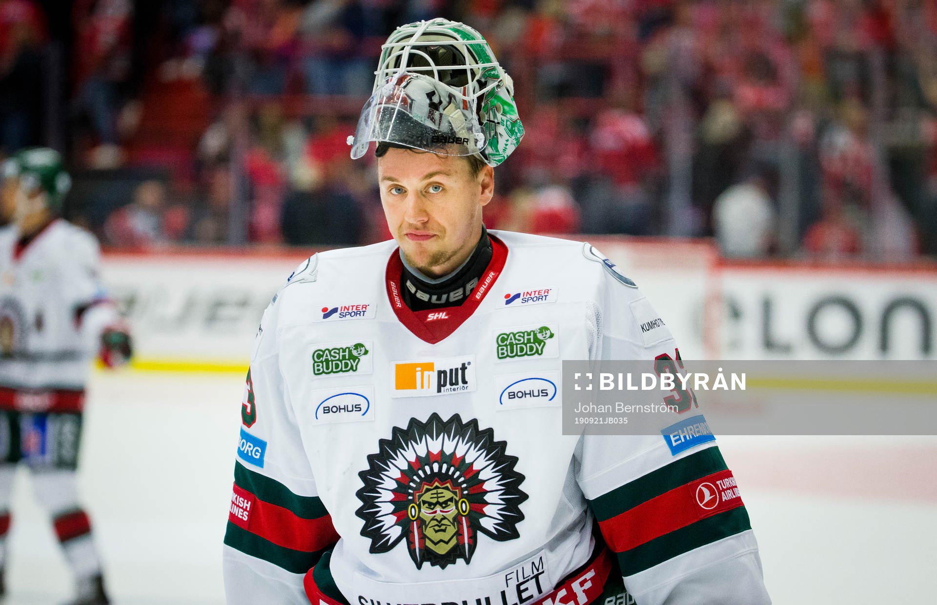Frölundas målvakt Johan Mattsson