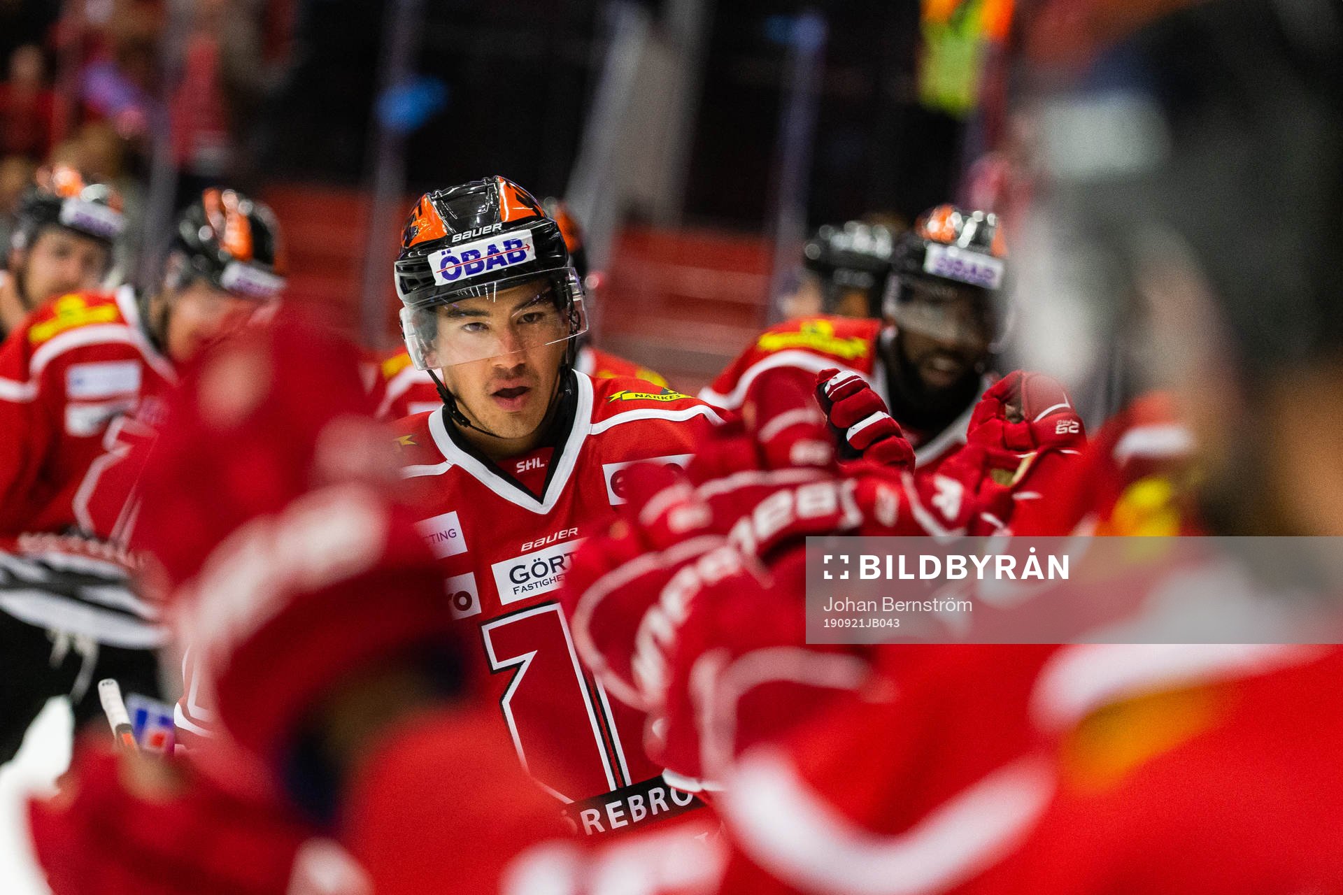 Örebros Shane Harper jublar