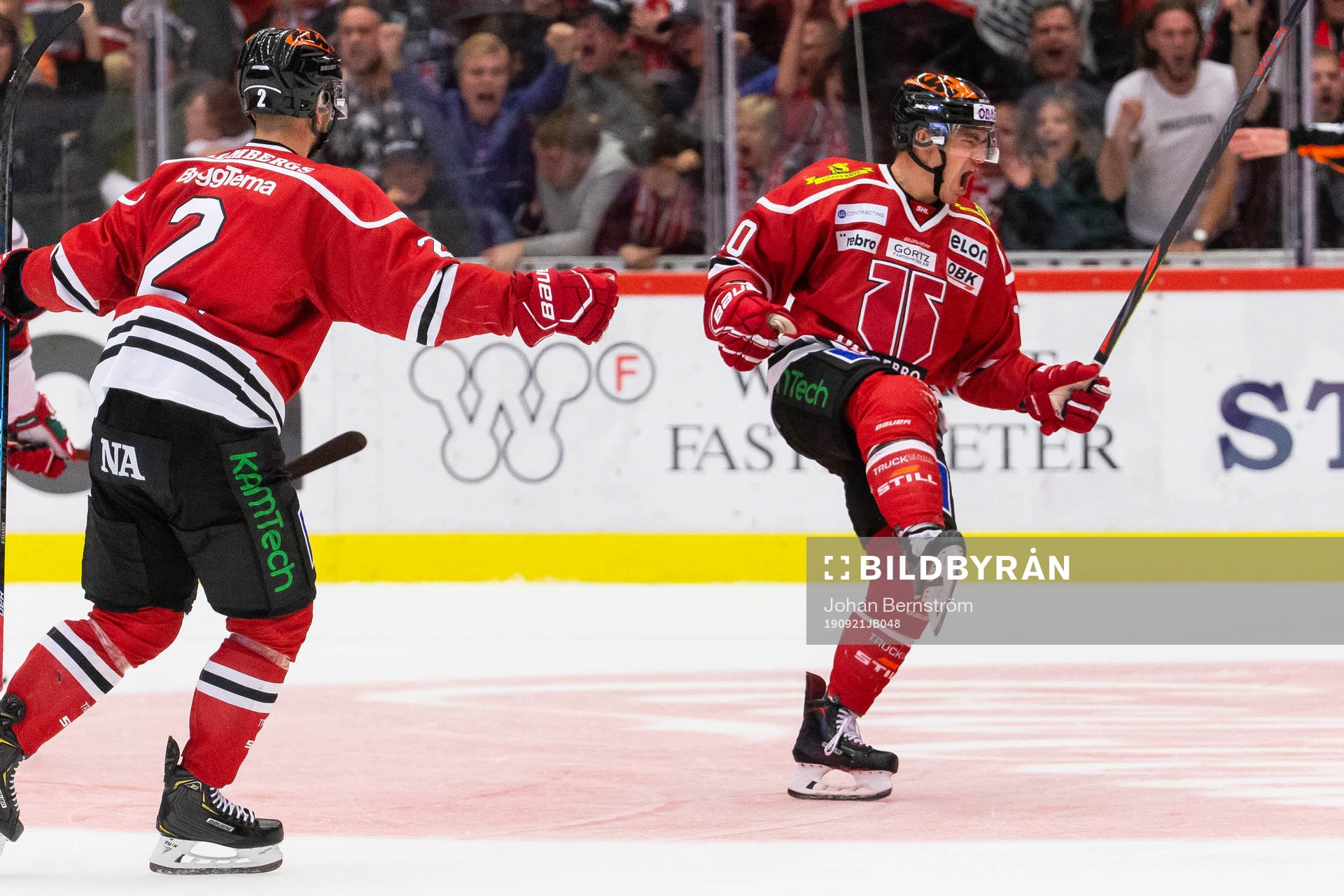 Örebros Shane Harper jublar