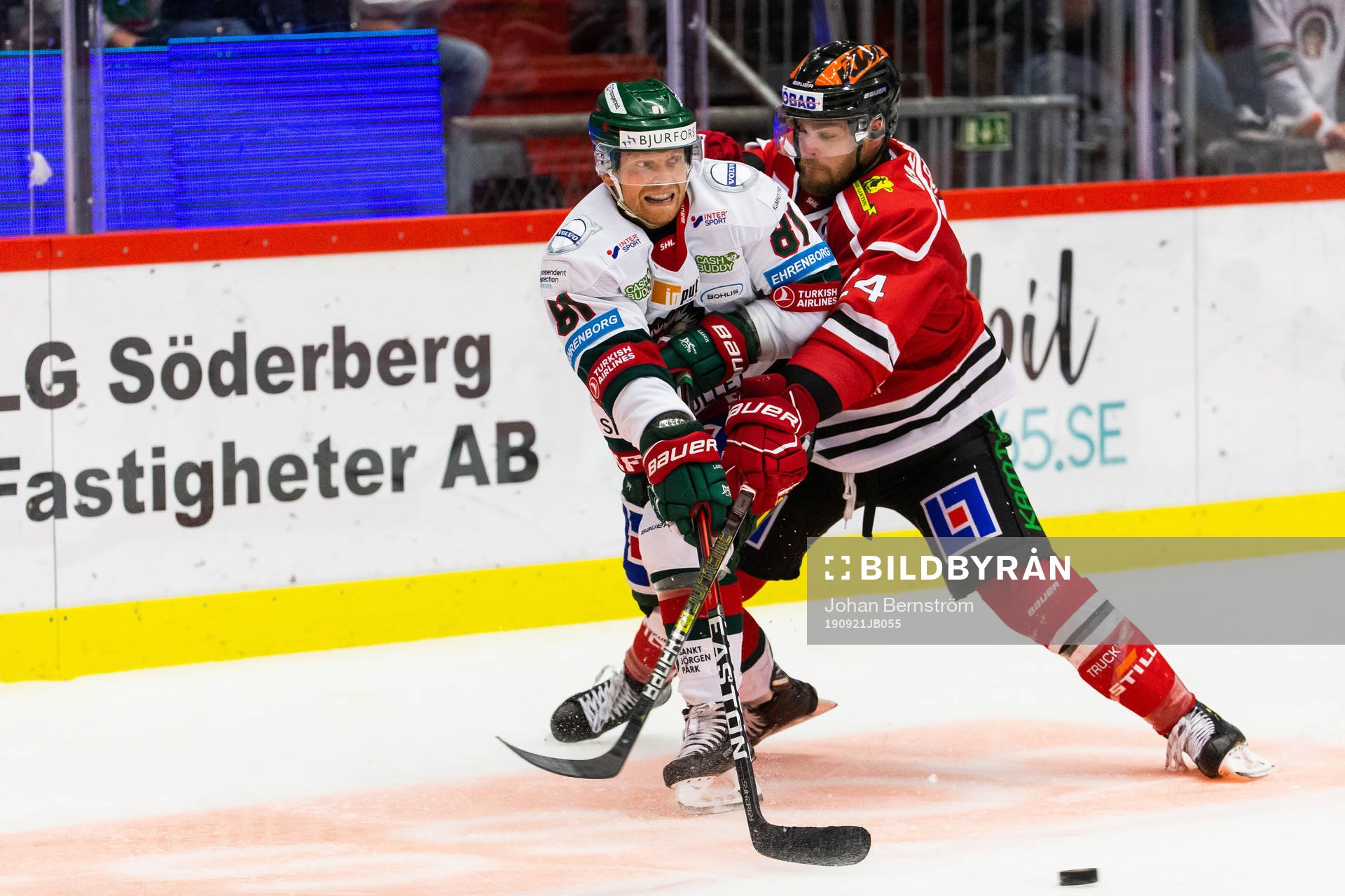 Frölundas Ryan Lasch och Örebros Aaron Irving