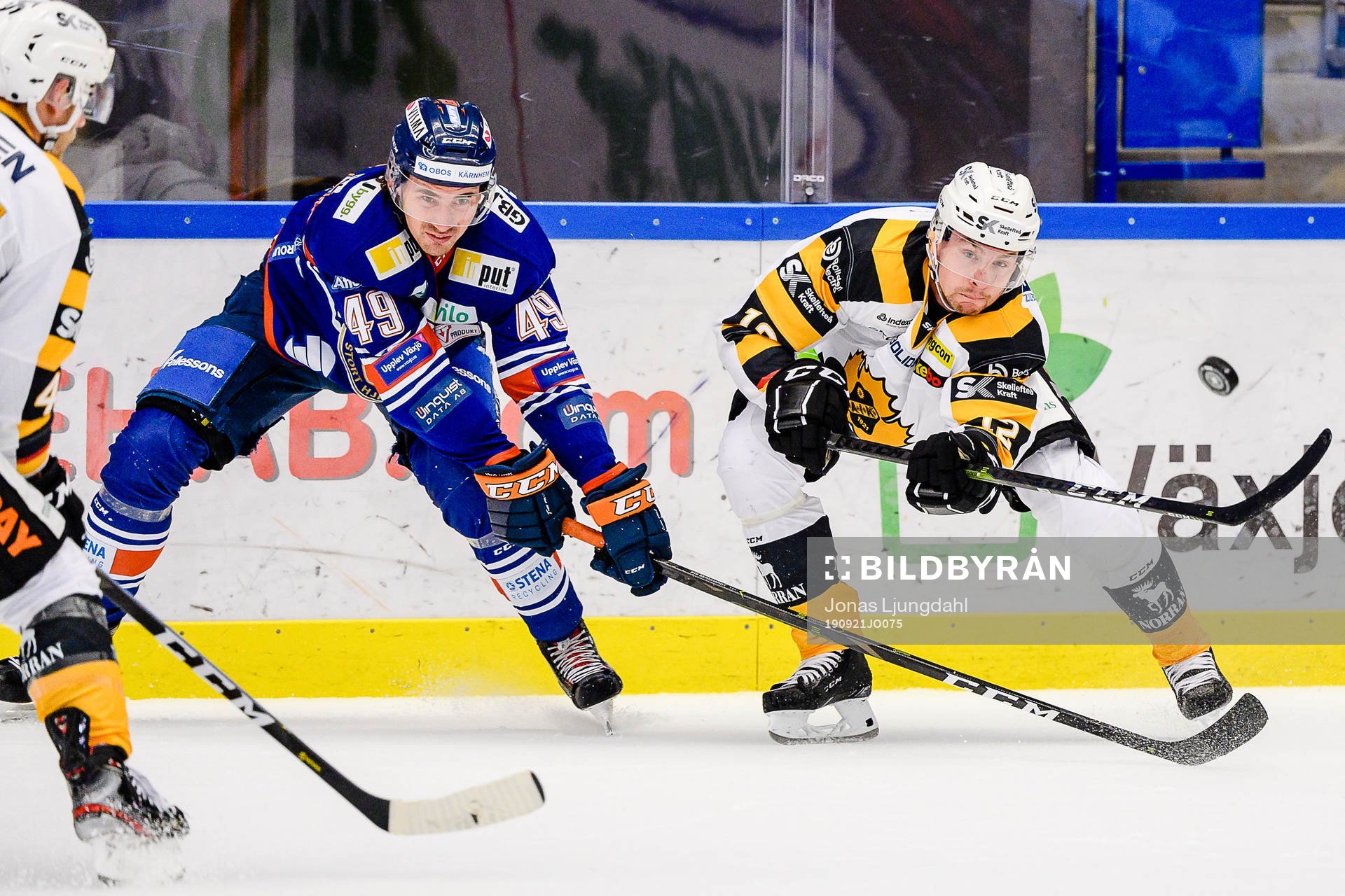 Växjös David Bernhardt och Skellefteås Adam Pettersson
