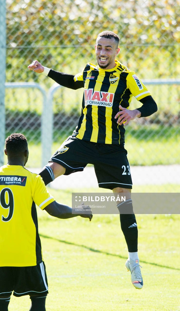  i matchen i division 2 mellan IFK Hässleholm och Nässjö i Hässleholm 21 september 2019.  
