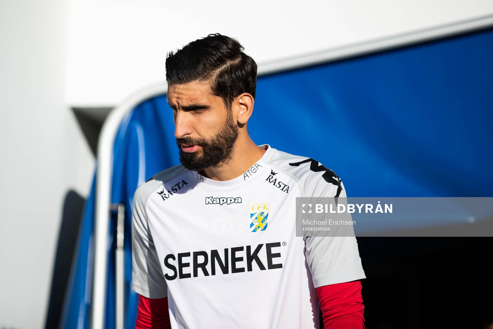 IFK Göteborgs målvakt Ioannis Anestis innan