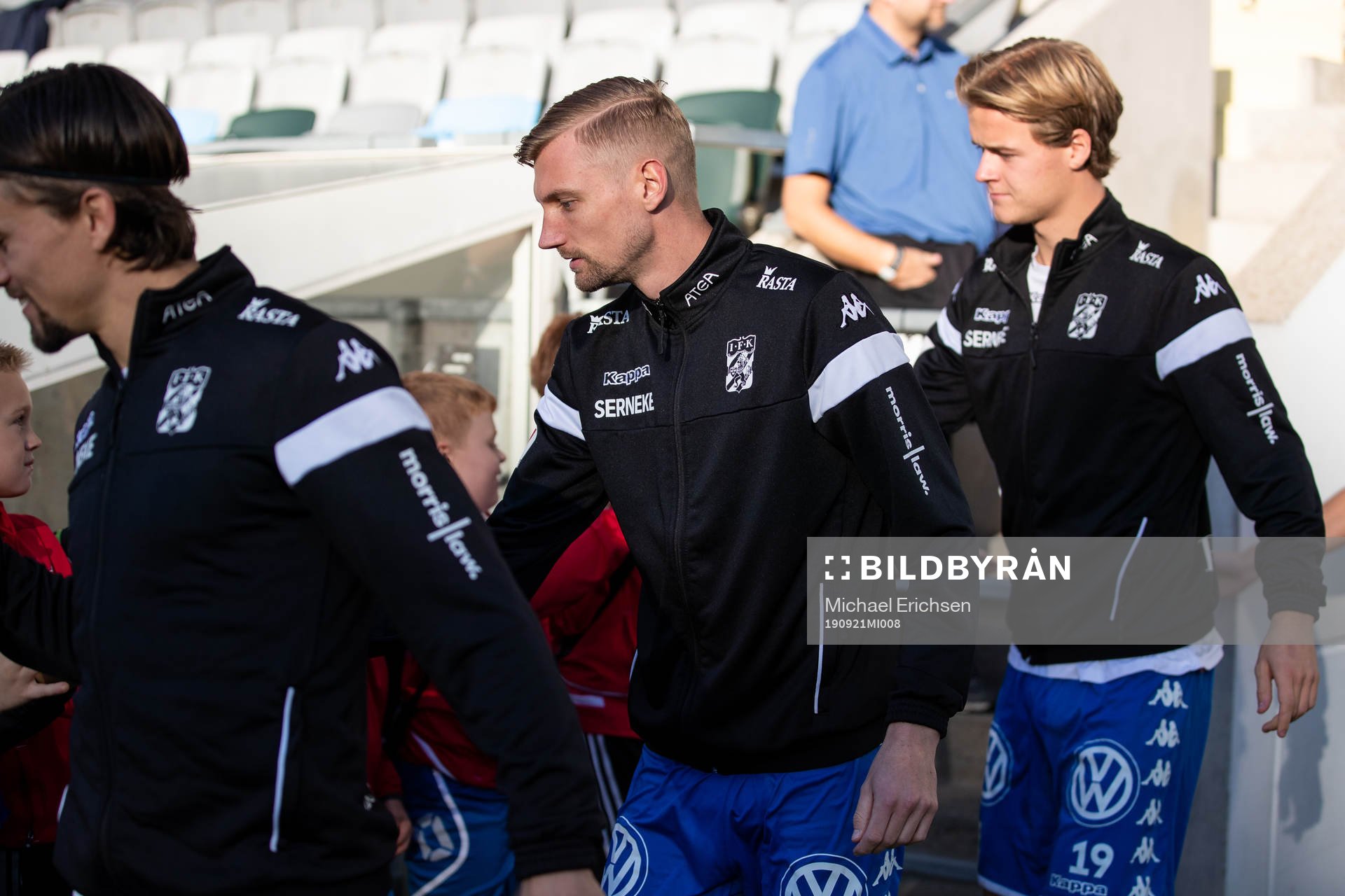 IFK Göteborgs Lasse Vib, Sebastian Eriksson och August