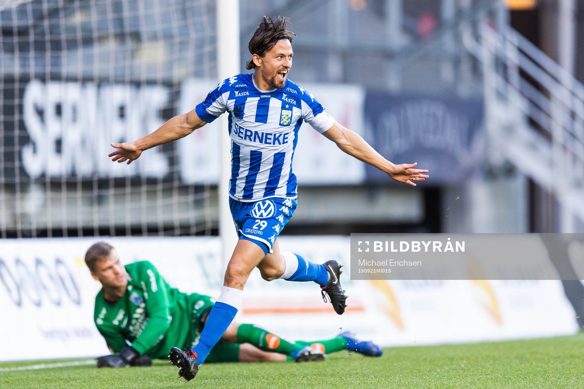 IFK Göteborgs Lasse Vibe jublar