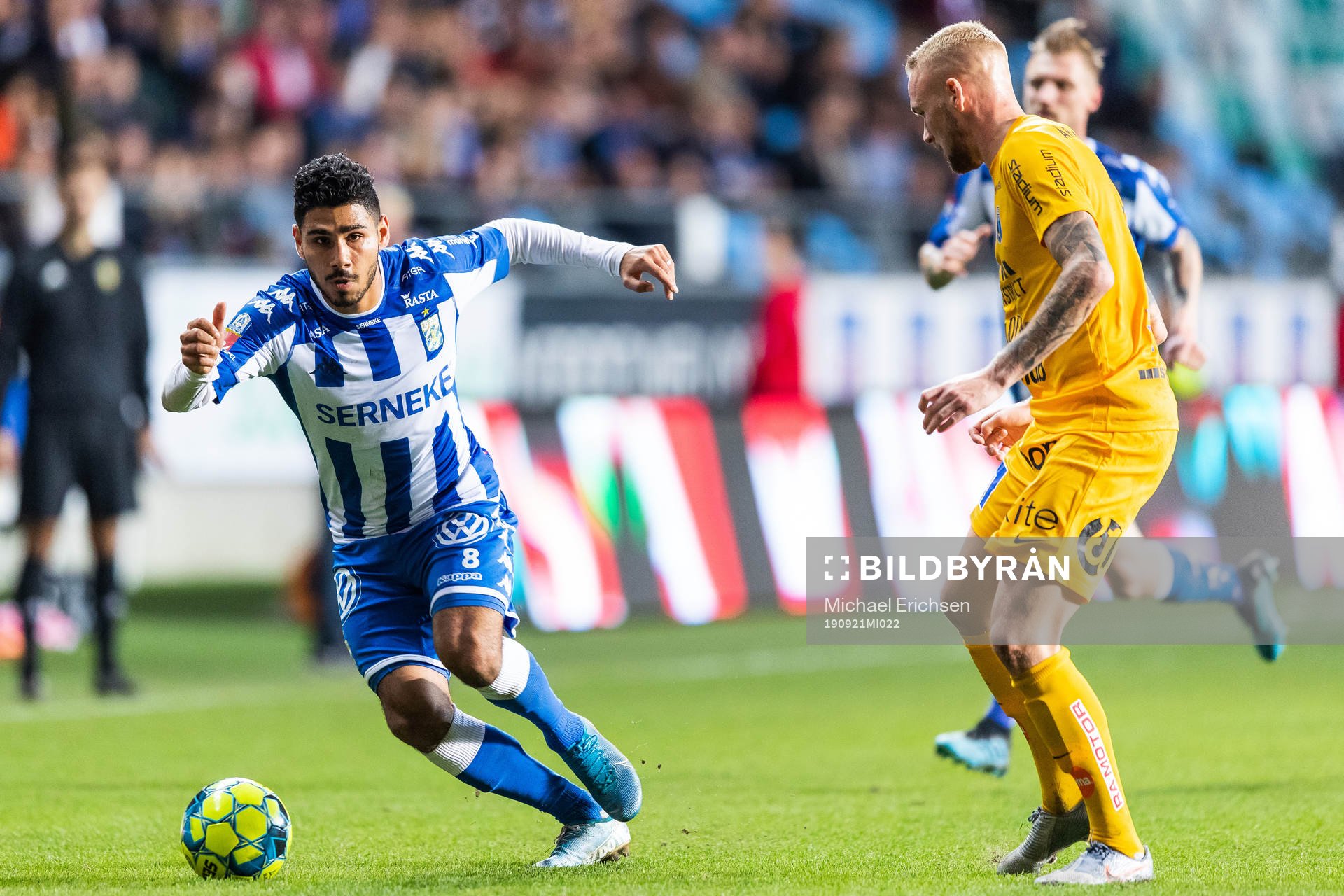 IFK Göteborgs Hosam Aiesh och Sirius Adam Ståhl