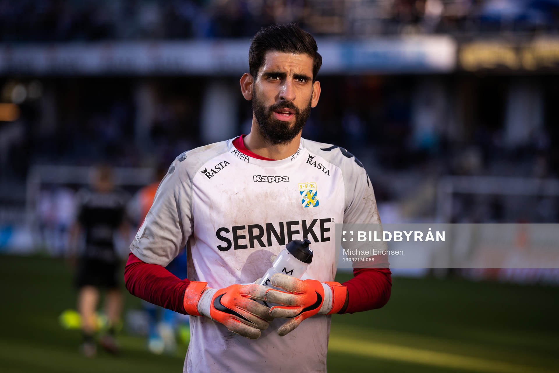 IFK Göteborgs målvakt Ioannis Anestis innan