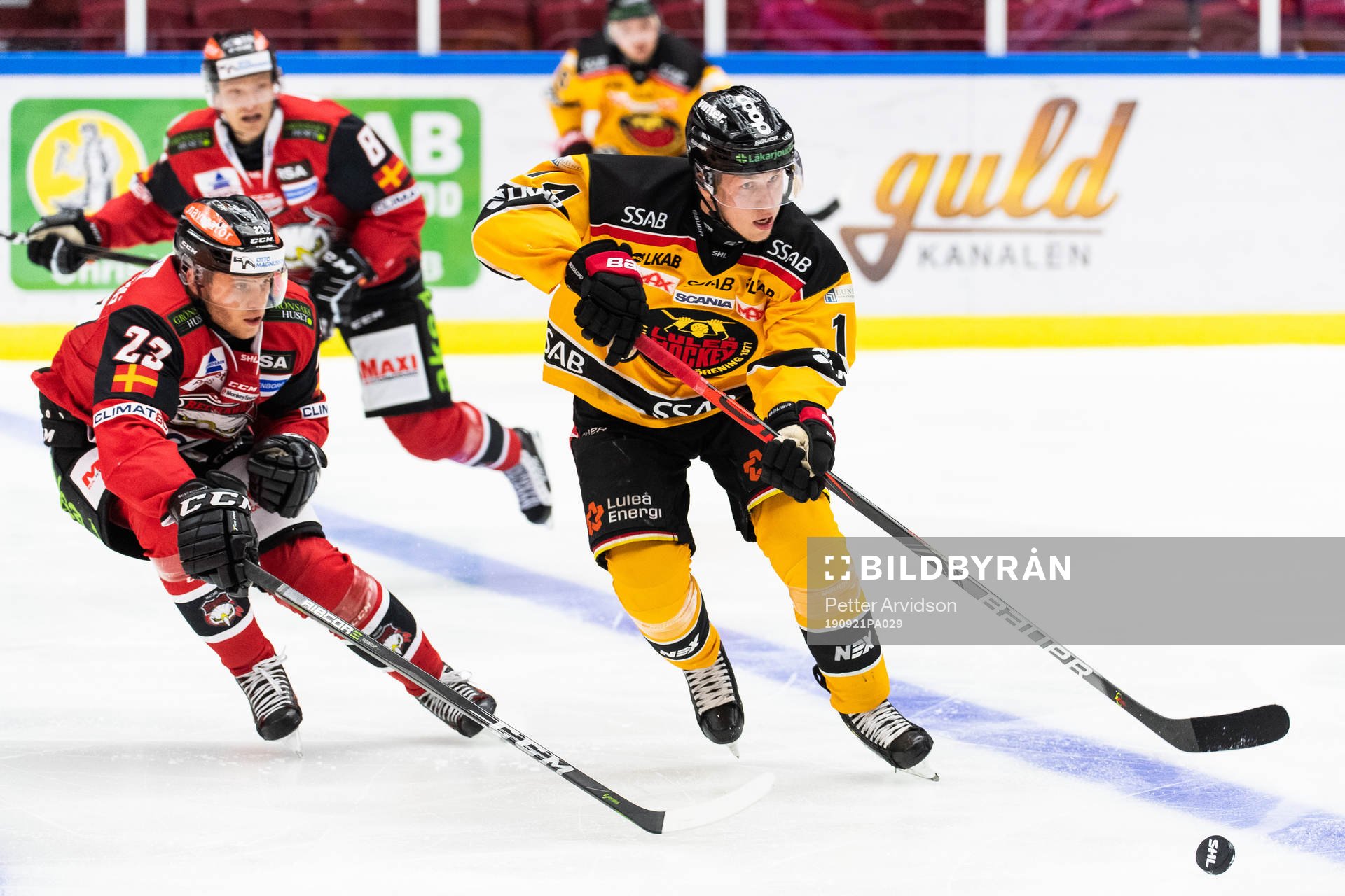  Malmö Redhawks Christoffer Forsberg och Luleås Jonas