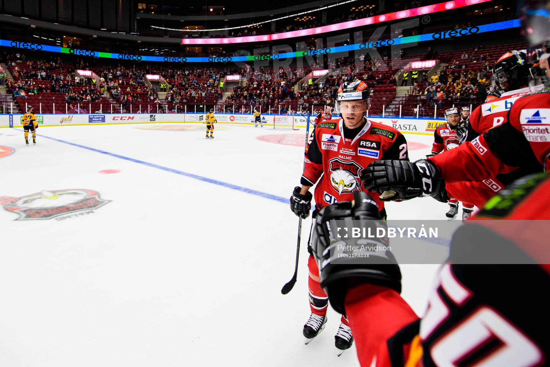 Malmö Redhawks Lars Bryggman jublar