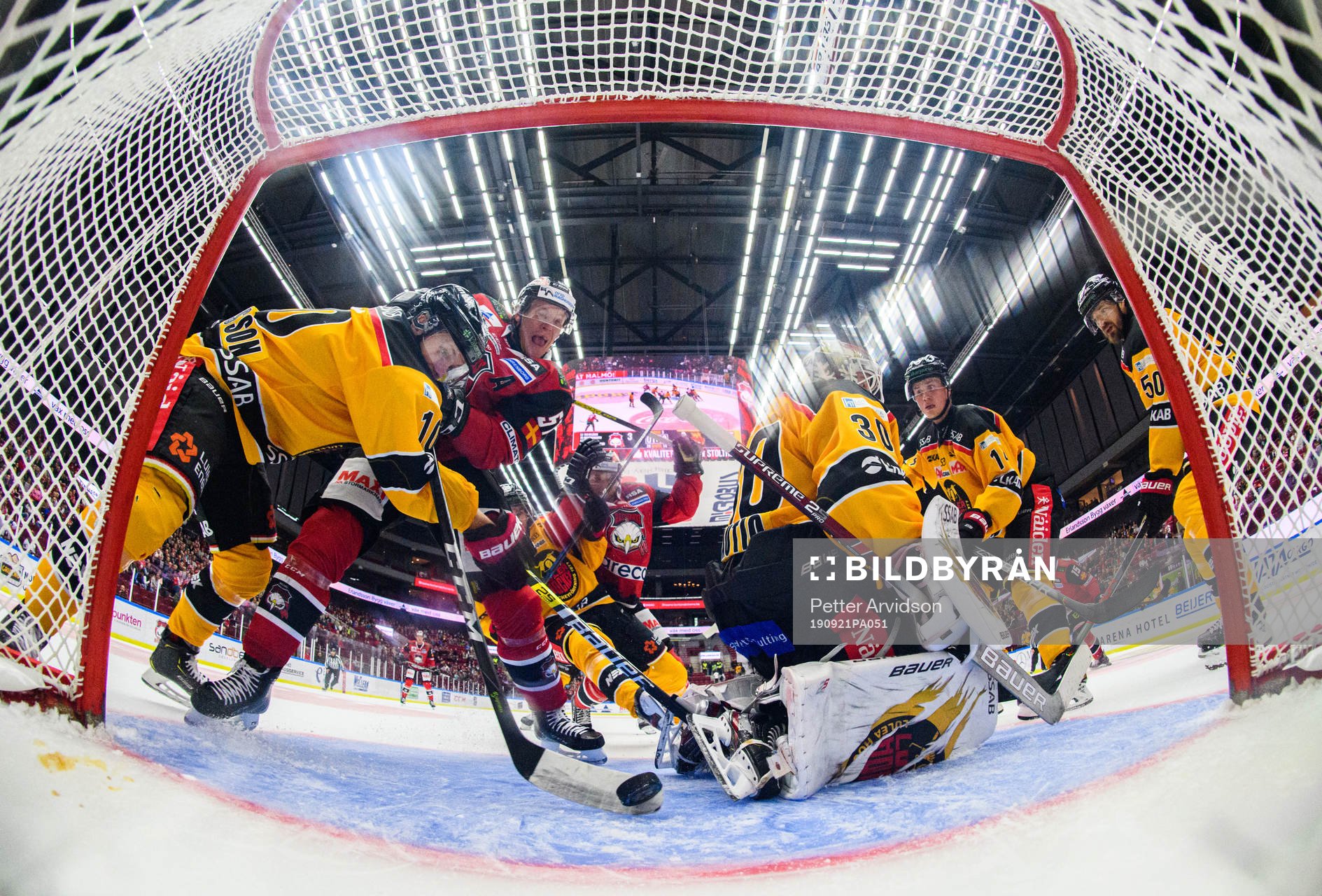 Malmö Redhawks Emil Sylvegård gör 4-0 bakom Luleås