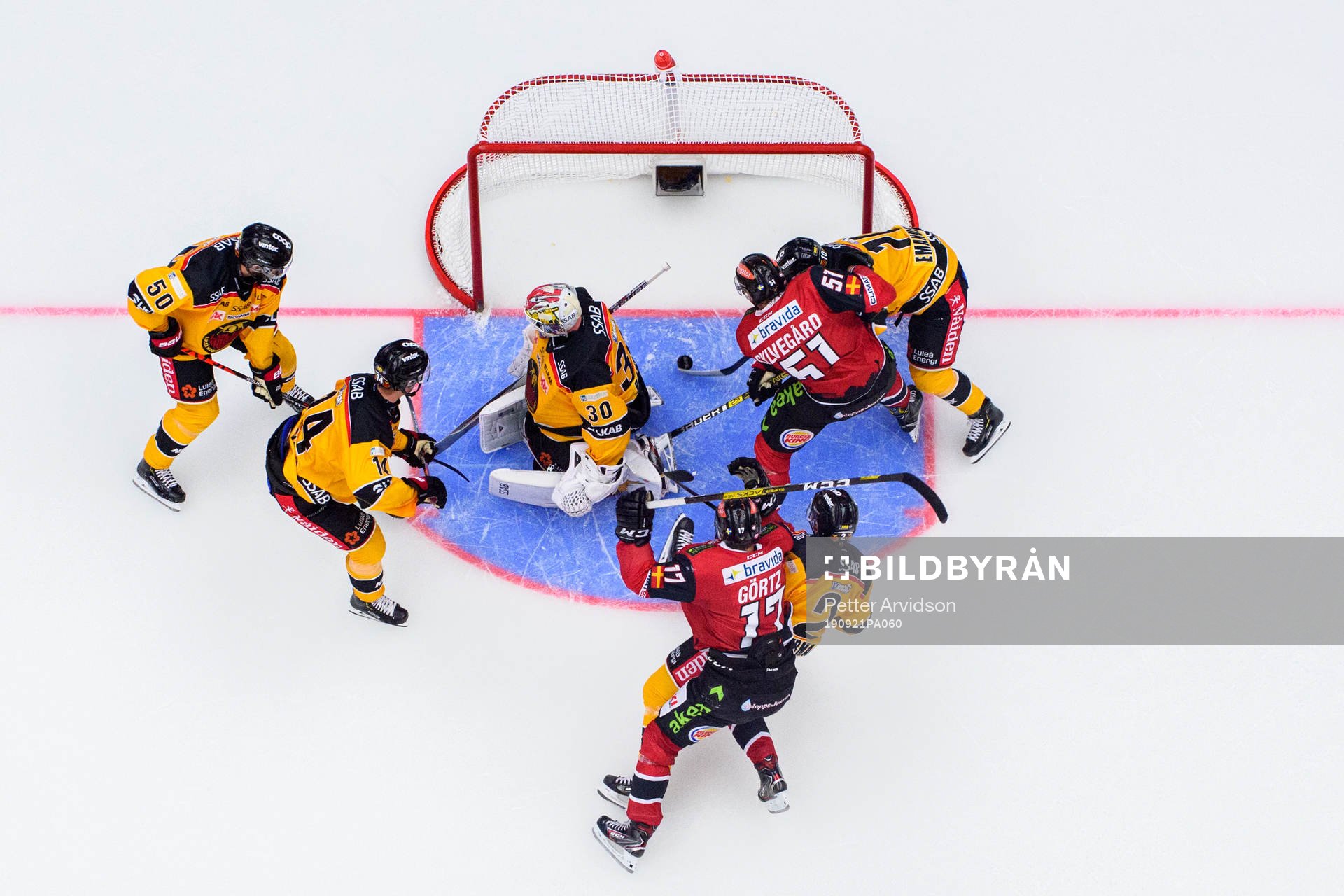 Malmö Redhawks Emil Sylvegård gör 4-0 bakom Luleås