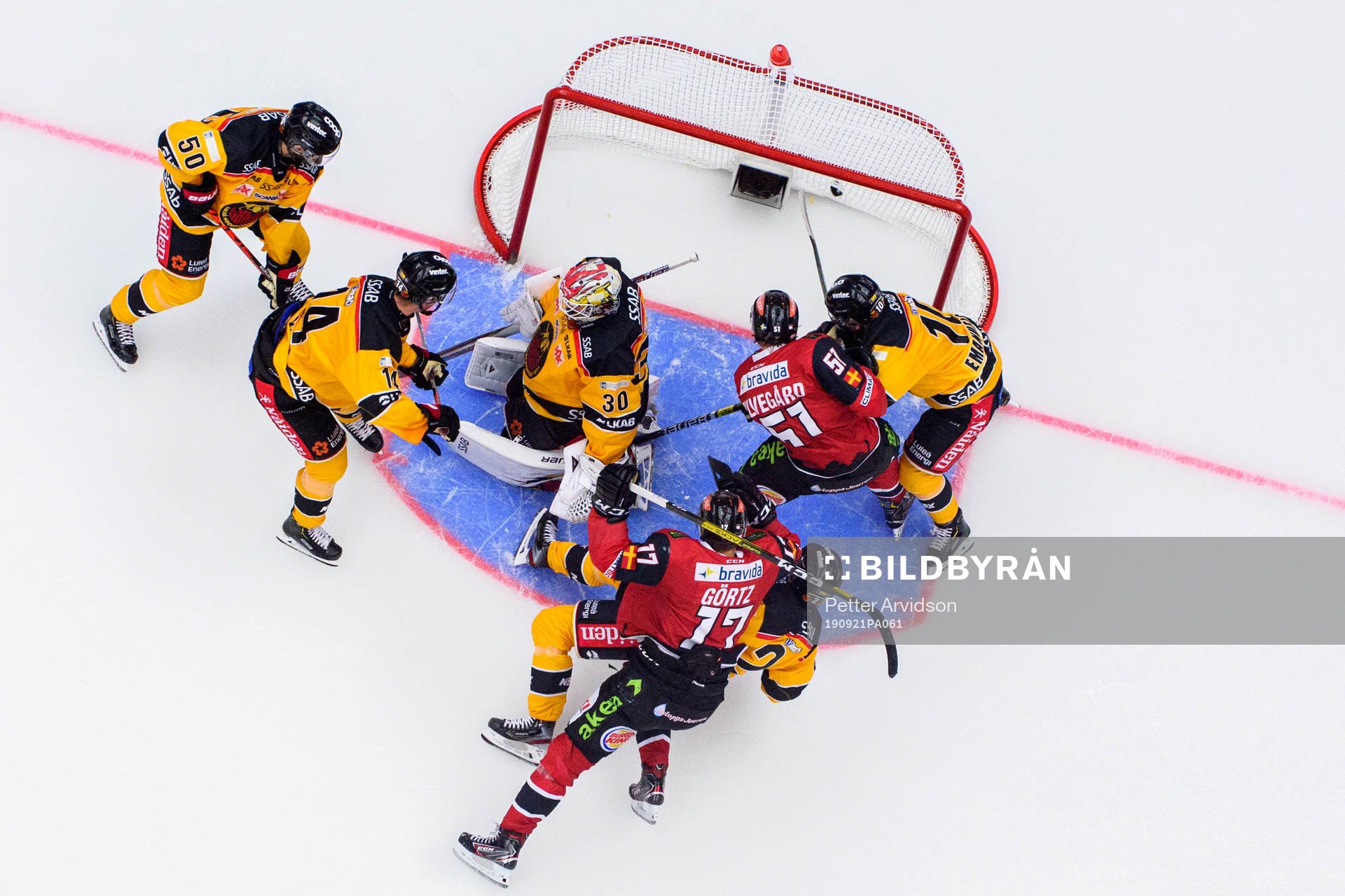Malmö Redhawks Emil Sylvegård gör 4-0 bakom Luleås
