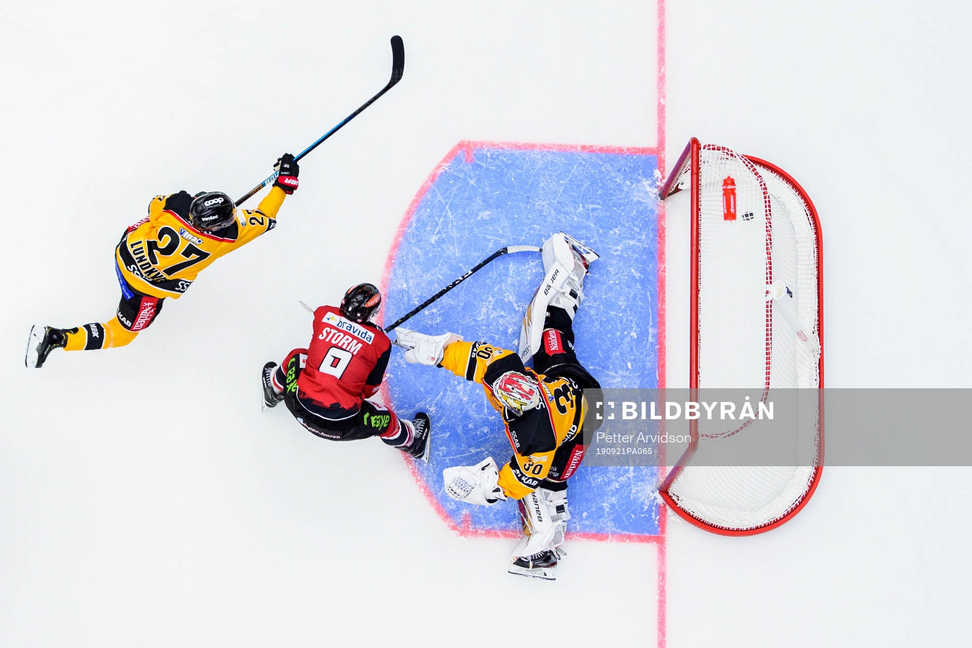 Malmö Redhawks Frederik Storm gör 2-0 bakom Luleås