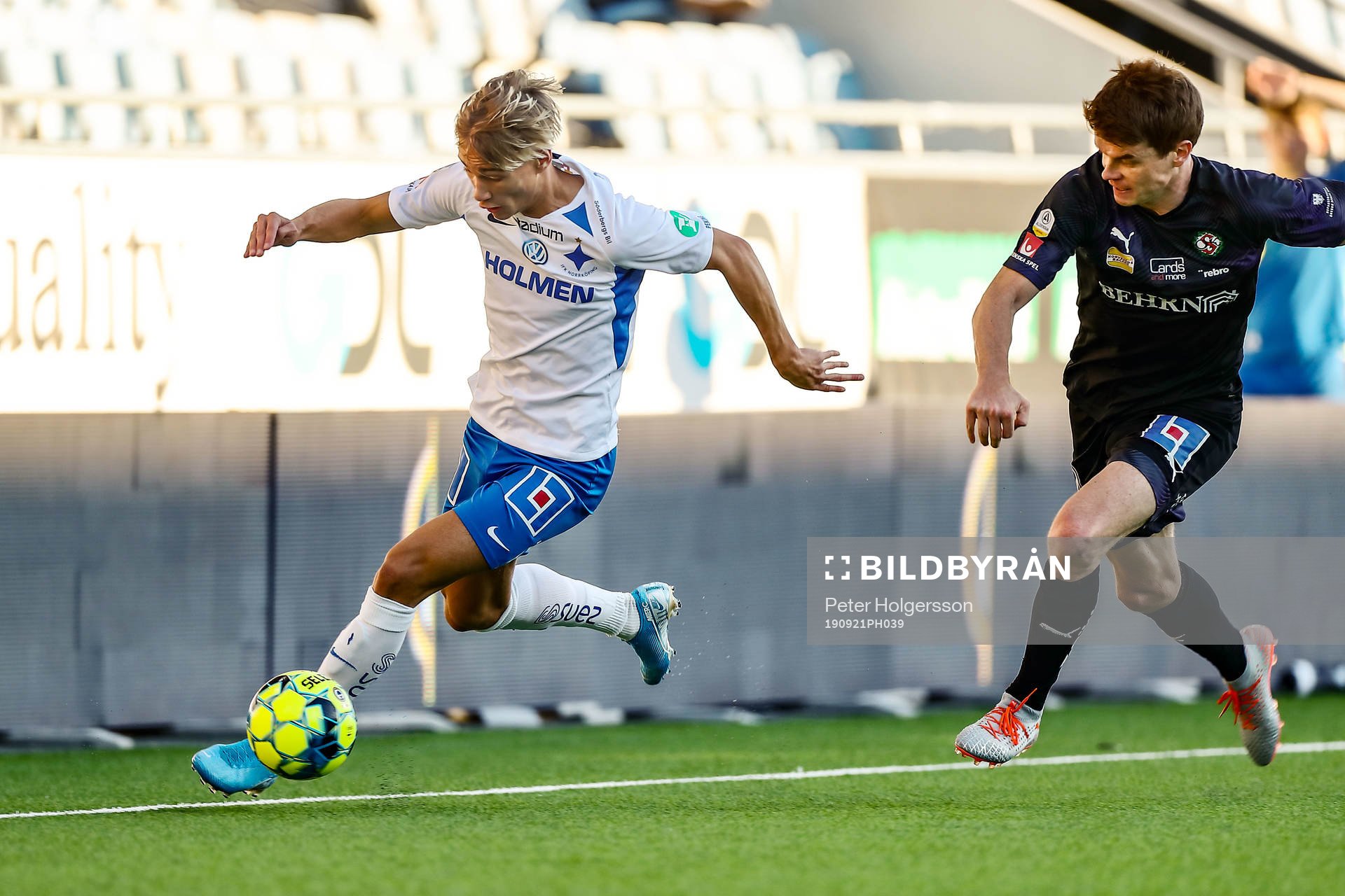 under fotbollsmatchen i Allsvenskan mellan IFK Norrköping