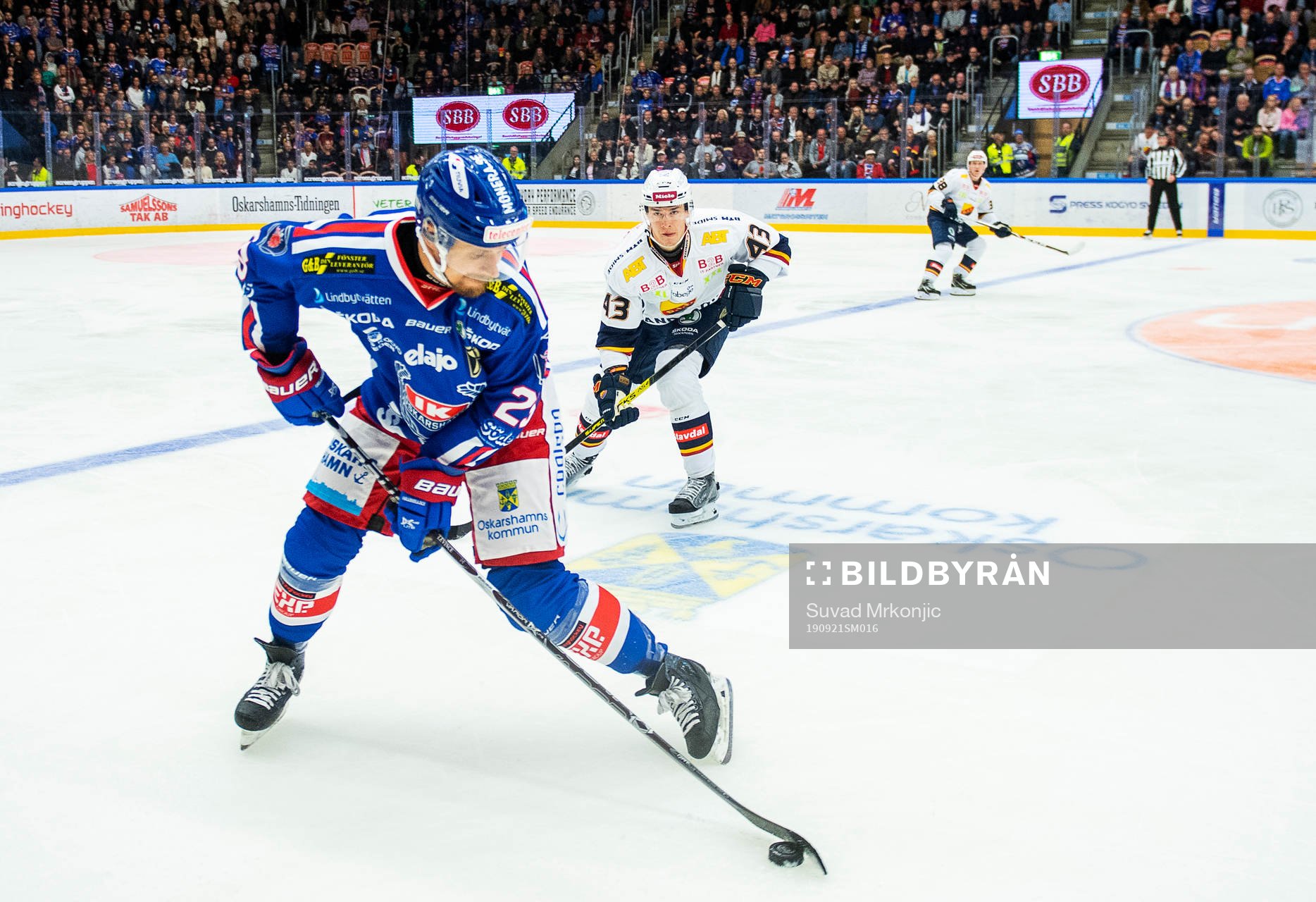 Oskarshamns Johannes Salmonsson och Djurgårdens Tom Nilsson