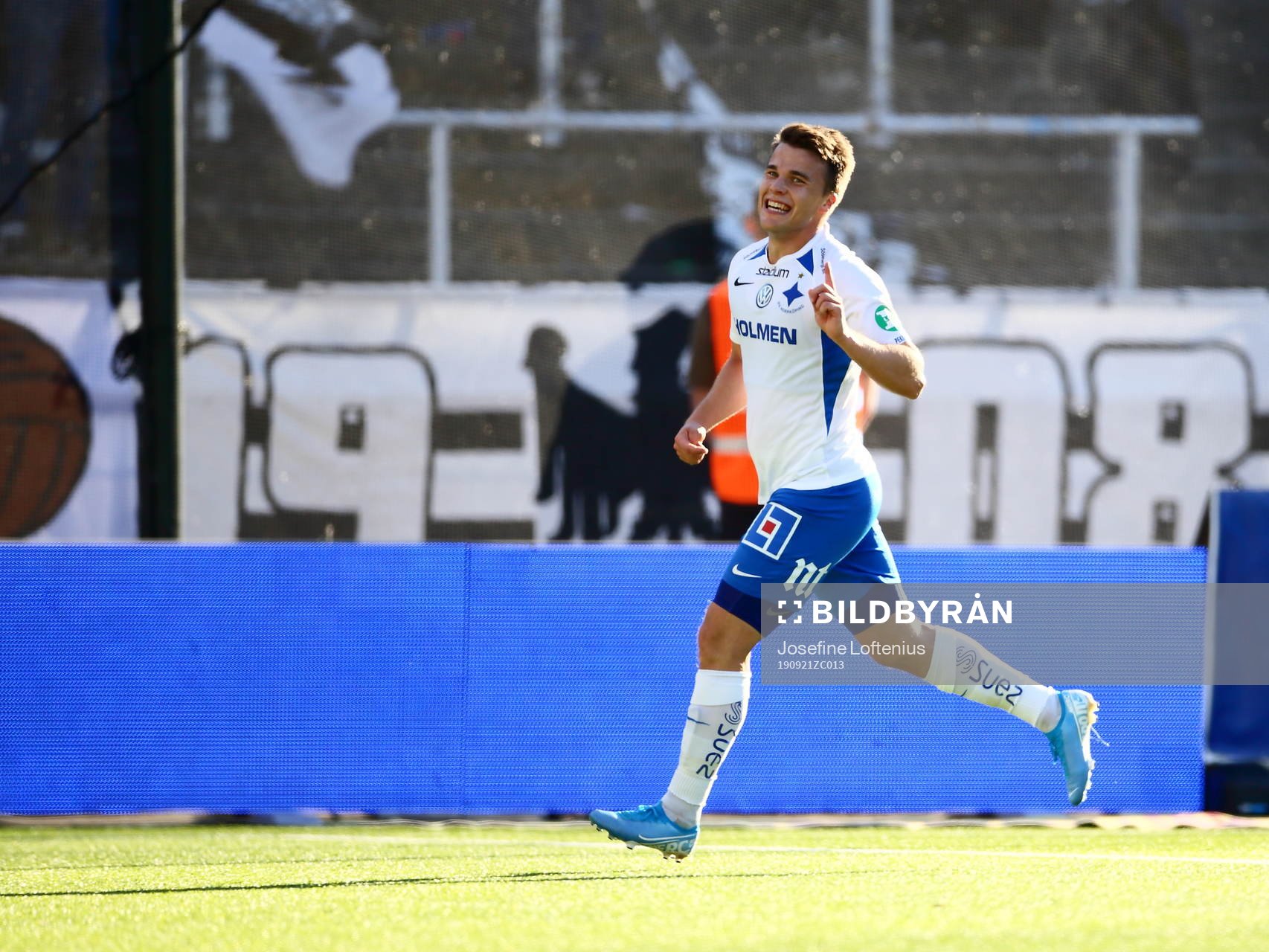 IFK Norrköpings Simon Skrabb jublar