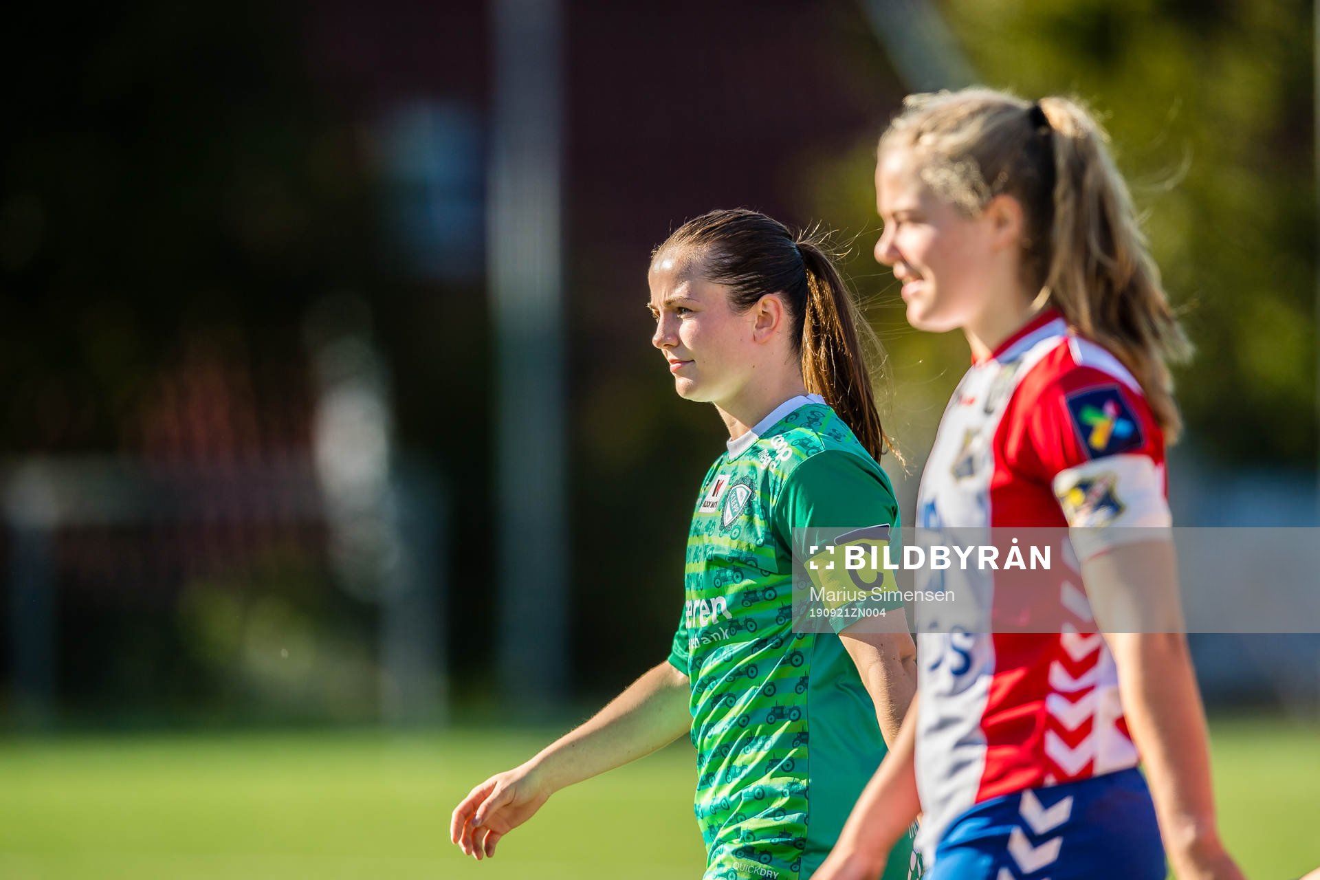 Tuva Hansen of Klepp the Toppserien football match between