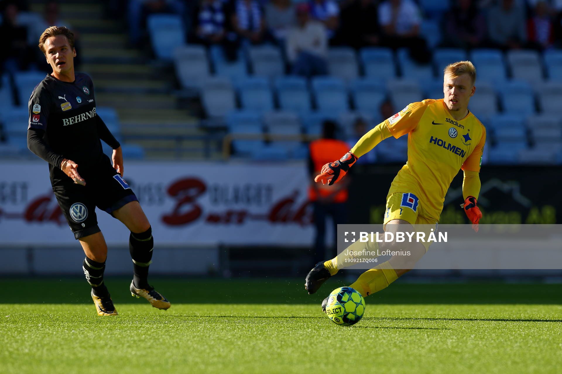 IFK Norrköpings målvakt Isak Pettersson och Örebros