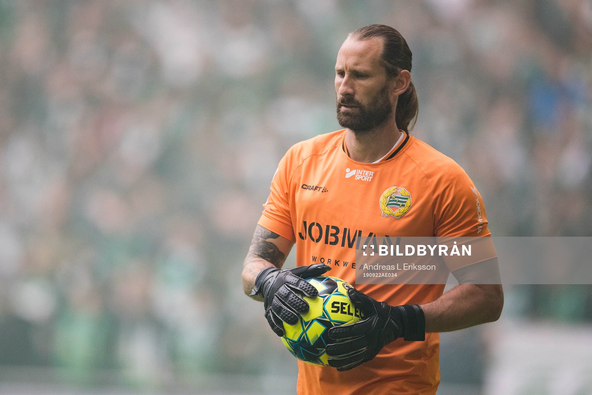 Hammarbys målvakt Johan Wiland