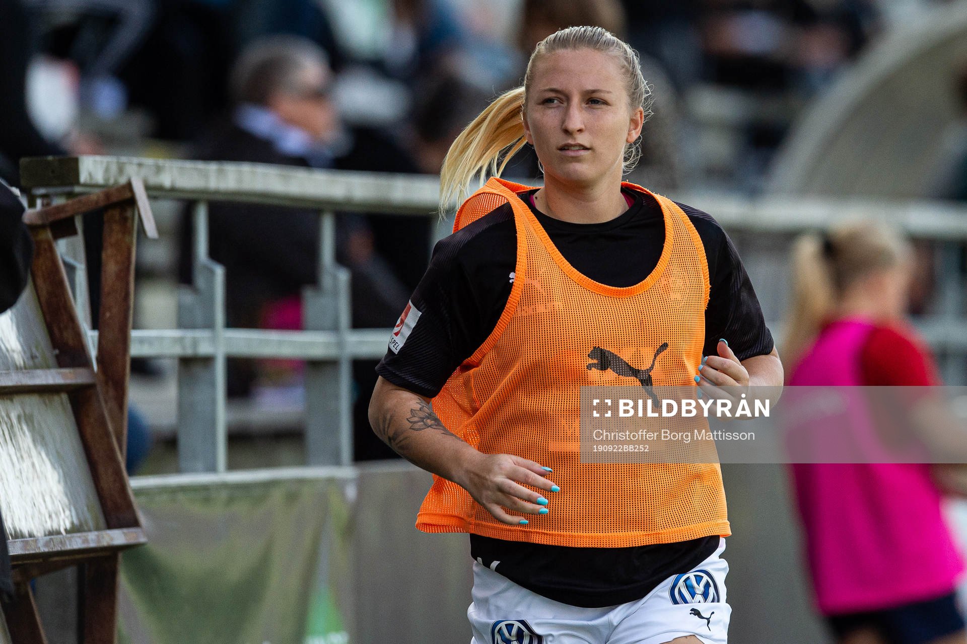 Rosengårds Hailie Mace värmer upp