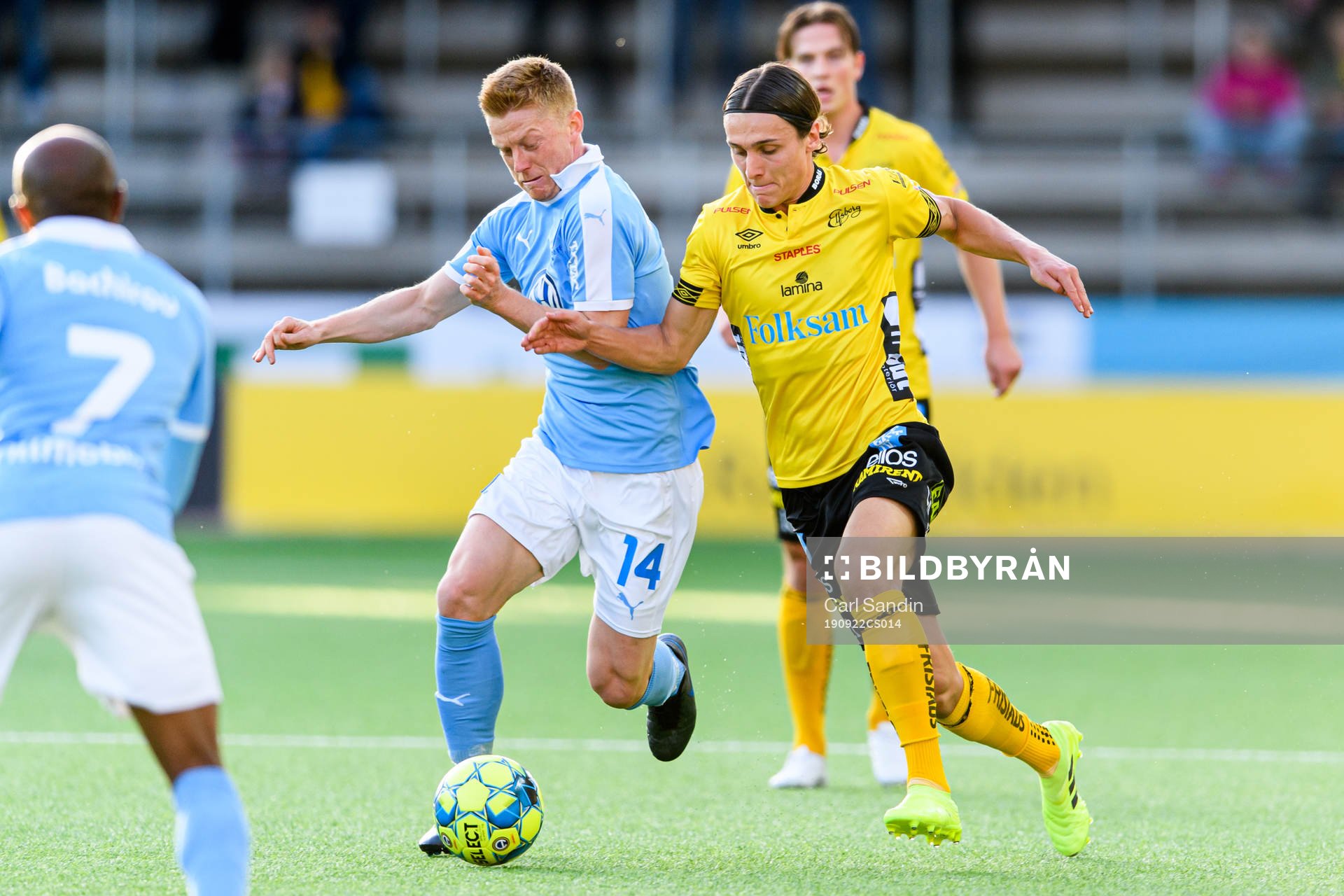 Malmö FFs Anders Christiansen och Elfsborgs Jonathan Levi