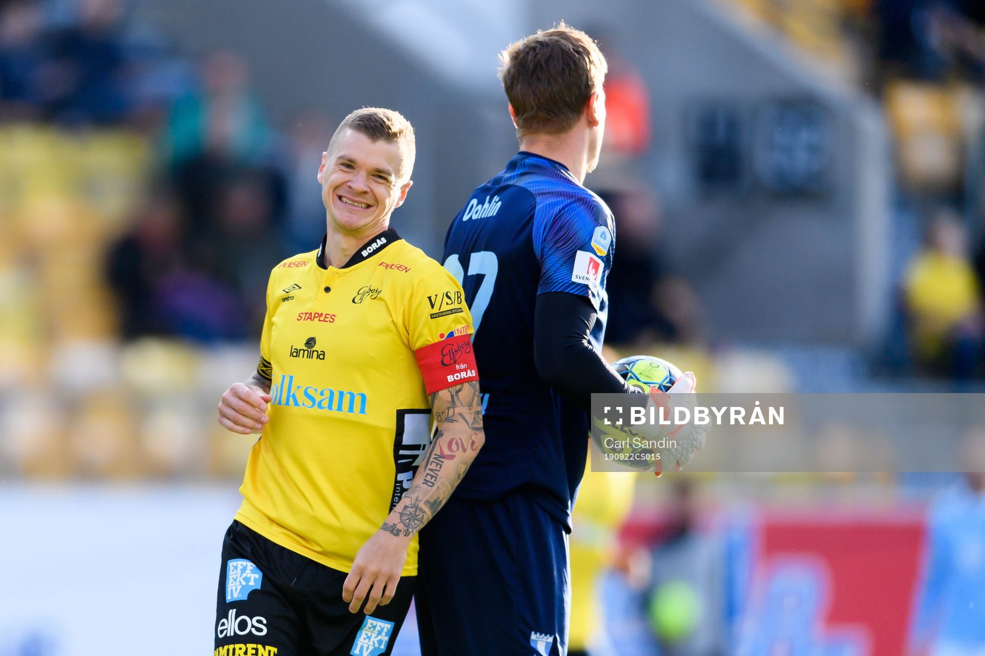 Elfsborgs Samuel Holmén deppar