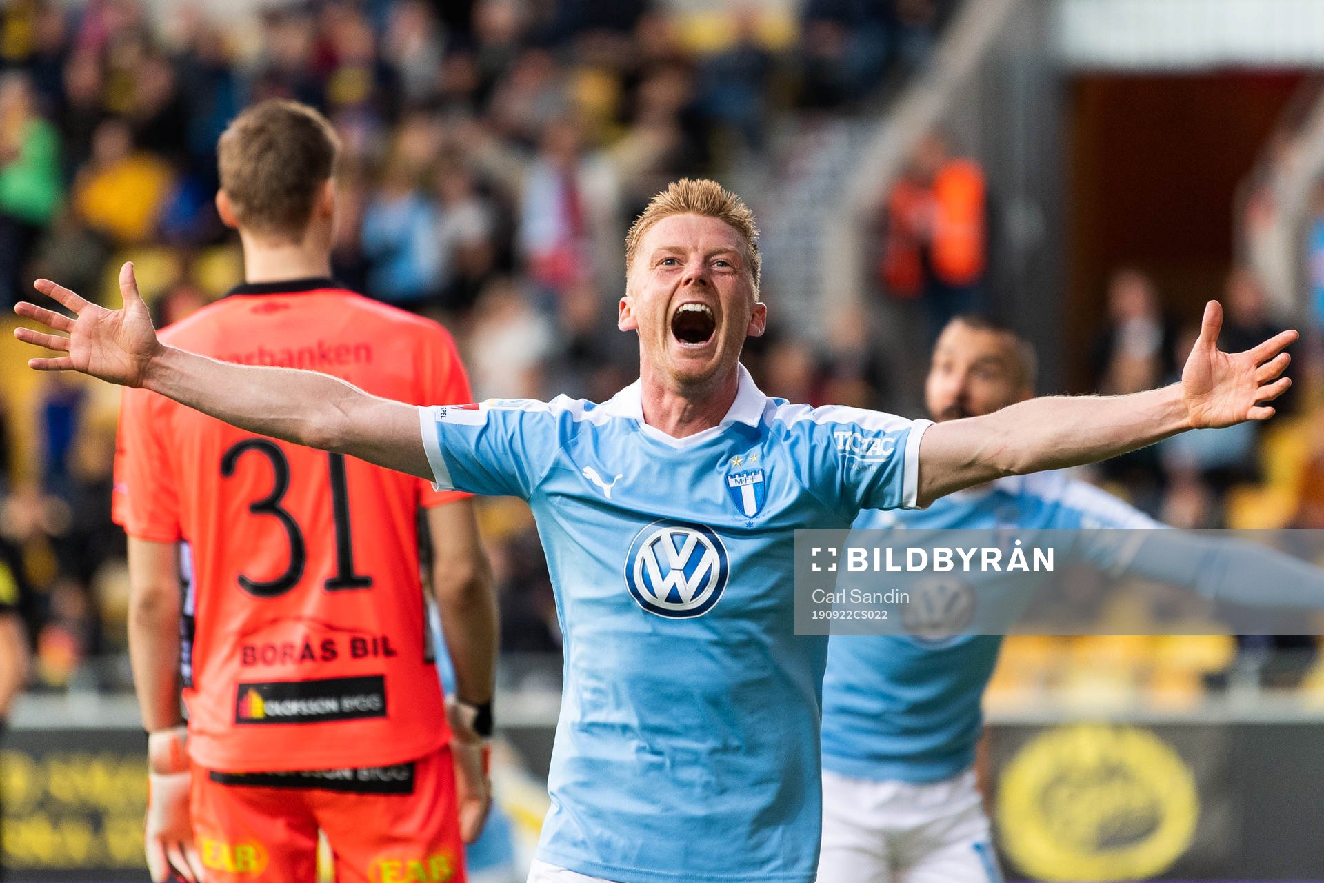 Malmö FFs Anders Christiansen jublar