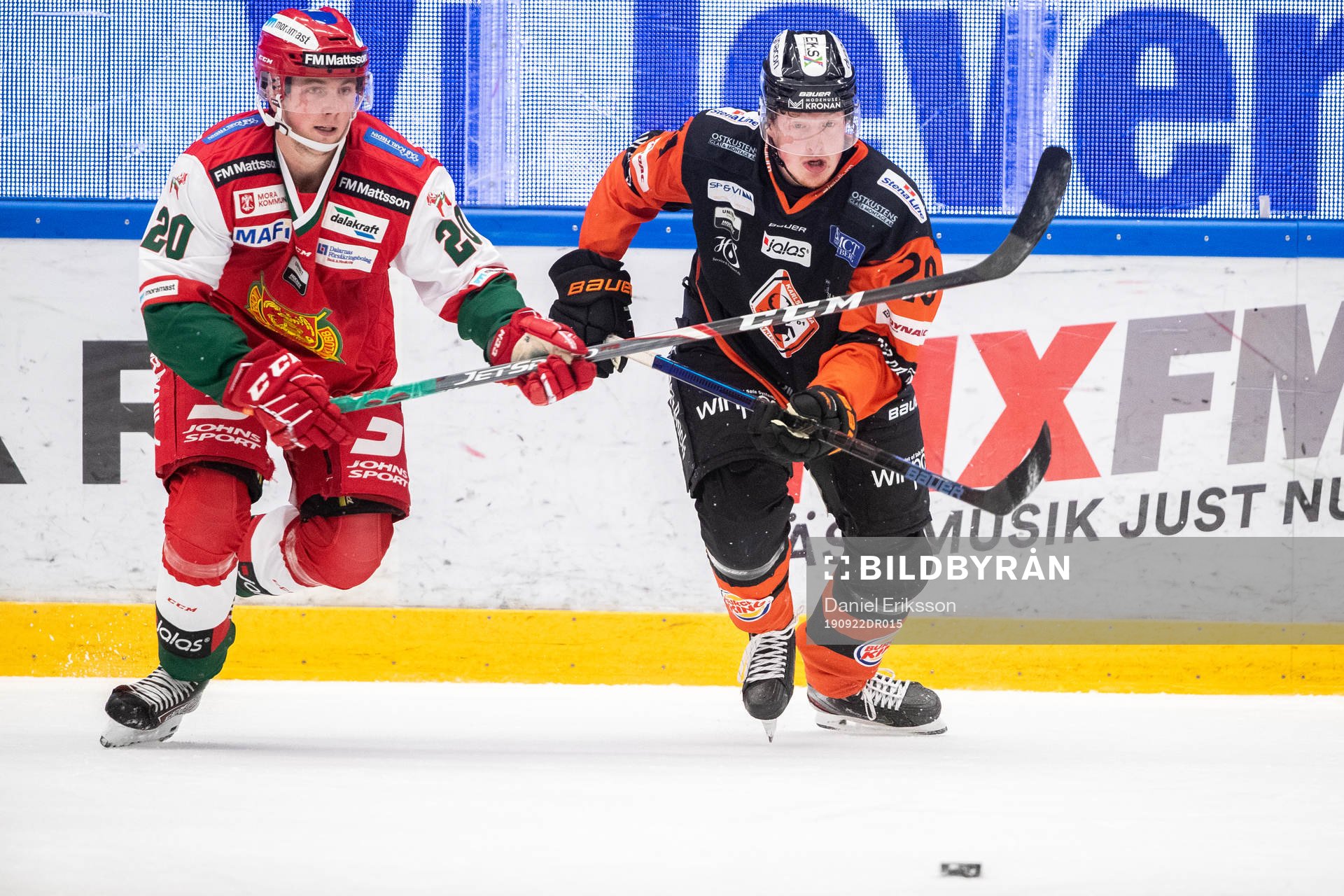 Moras Nils Carnbäck och Karlskronas Samuel Solem