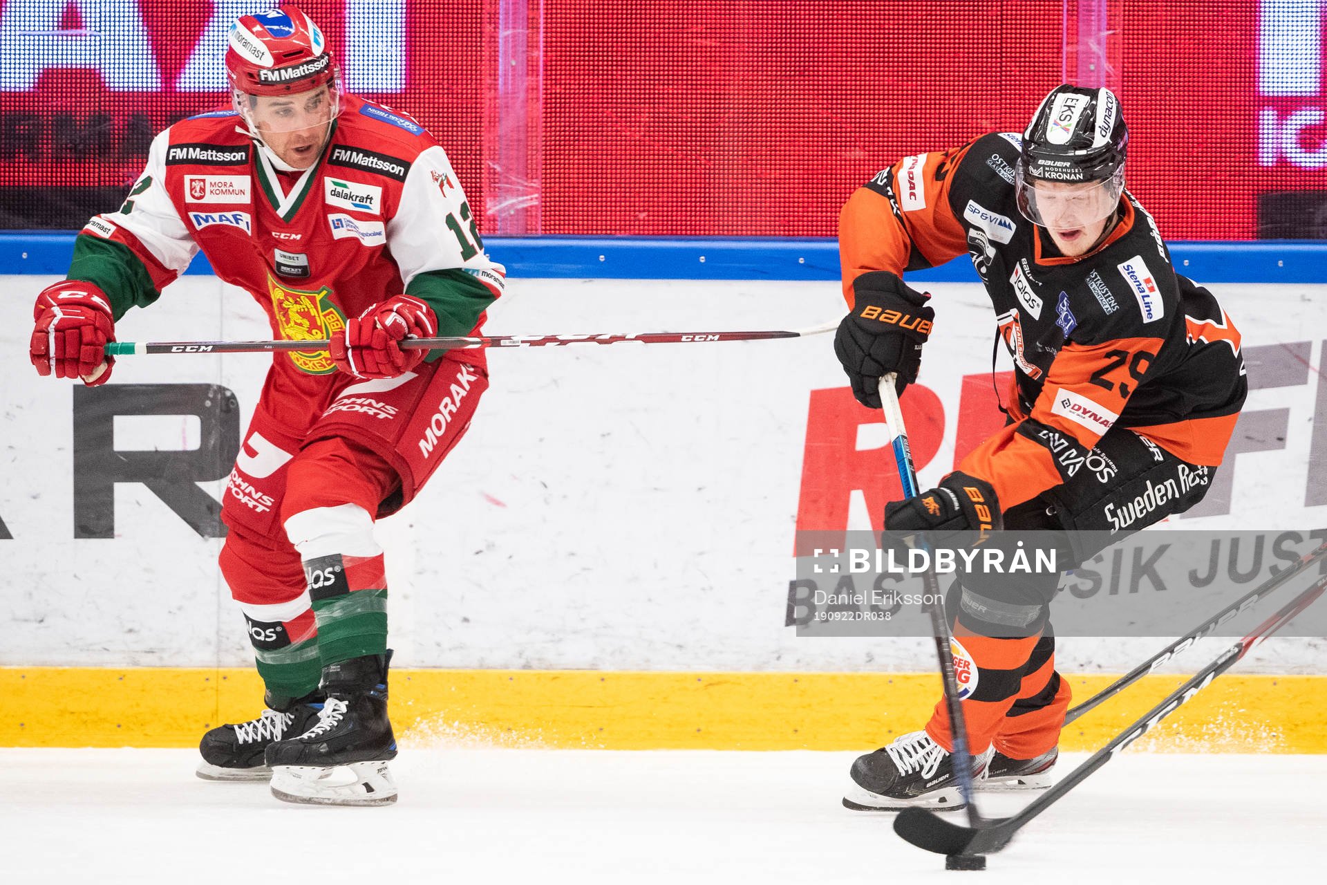 Moras ´David Goodwin och Karlskronas Samuel Solem