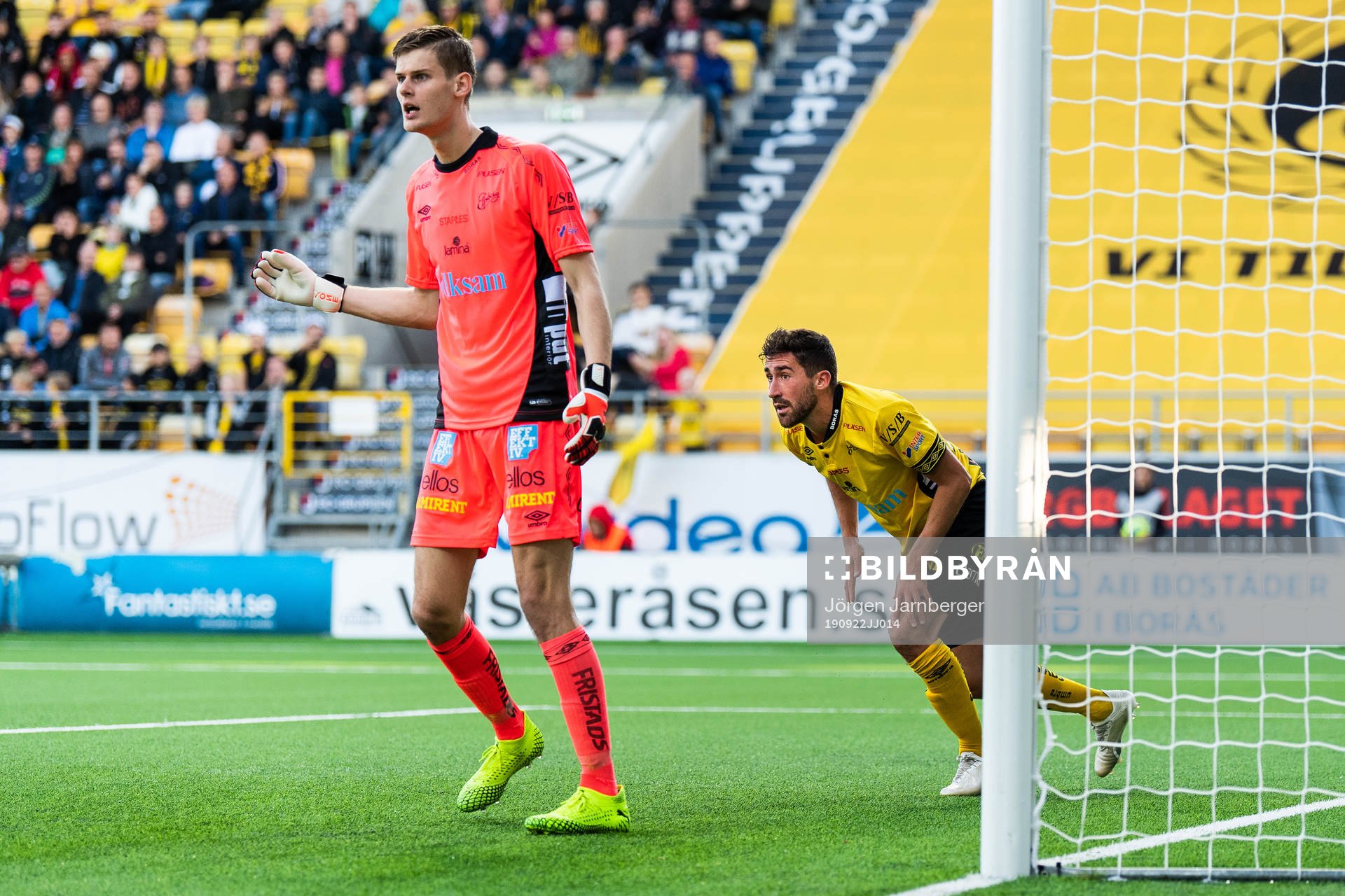 Elfsborgs Frederik Holst och målvakt Tim Rönning