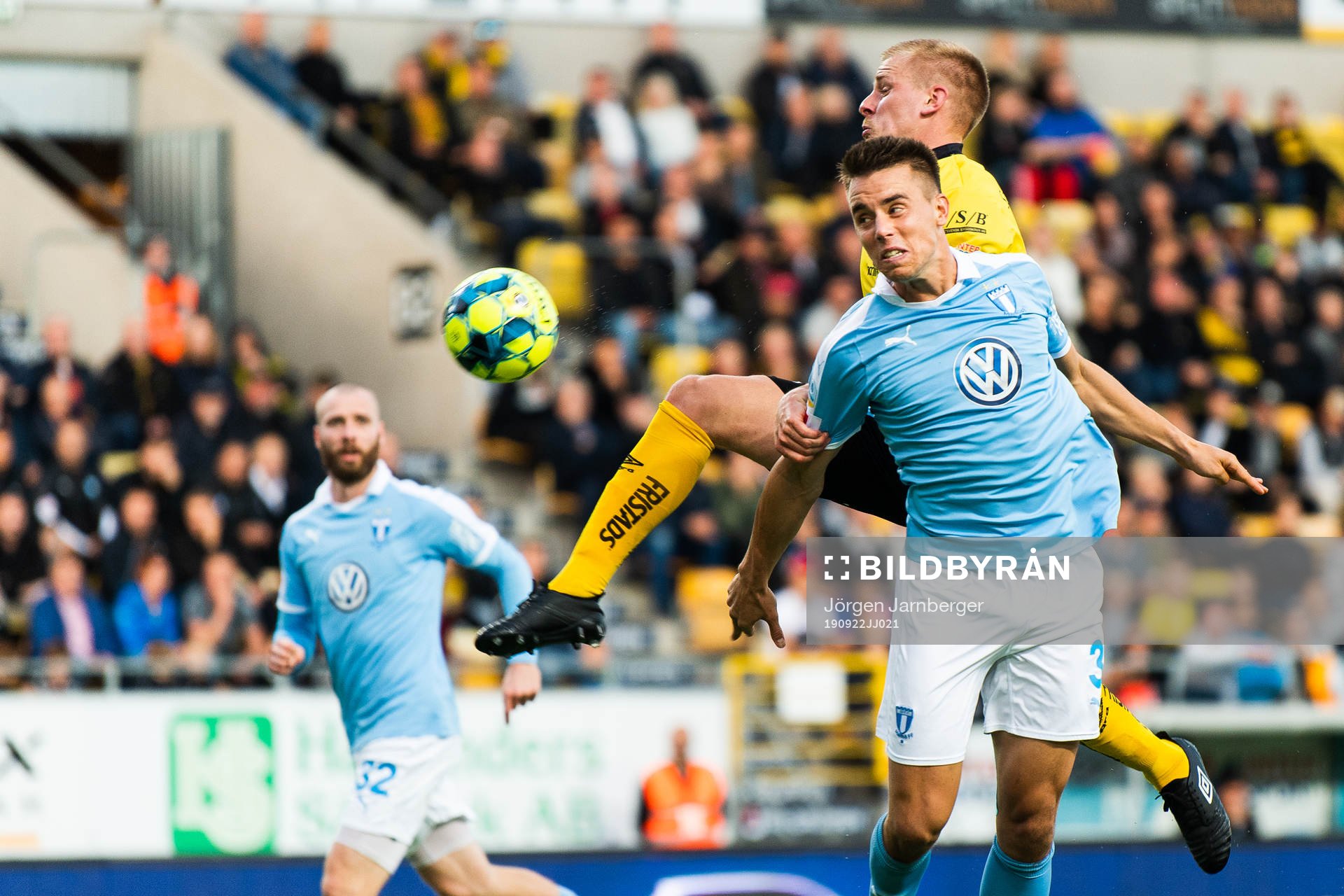 Malmö FFs Jonas Knudsen och Elfsborgs Per Frick