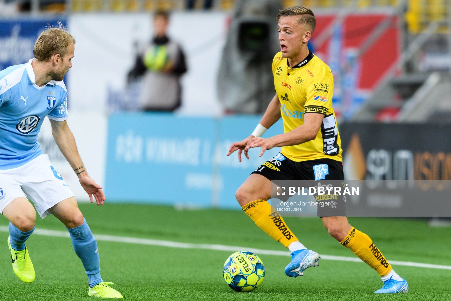 Elfsborgs Jesper Karlsson och Malmö FFs Oscar Lewicki