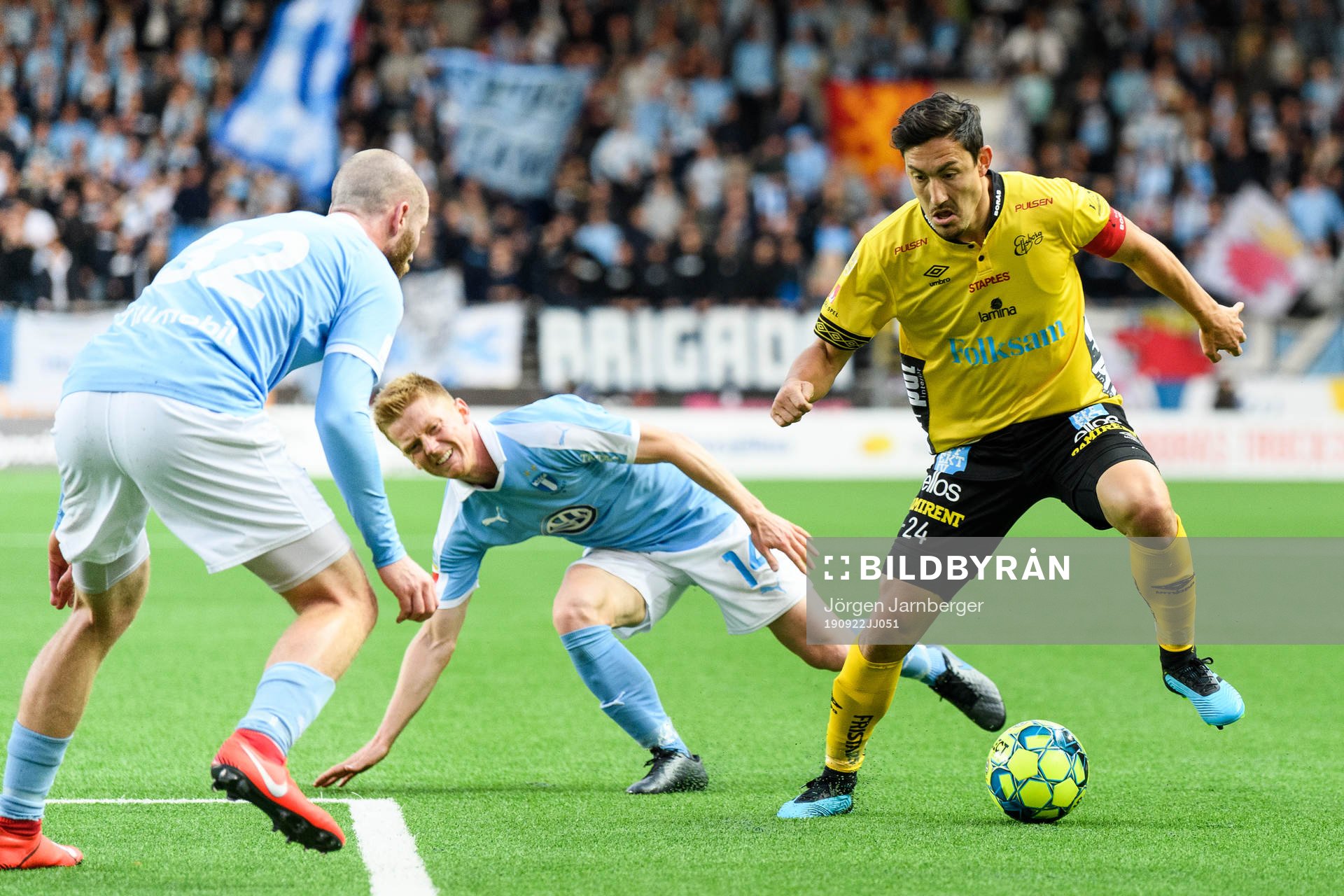 Elfsborgs Stefan Ishizaki och Malmö FFs Anders Christiansen
