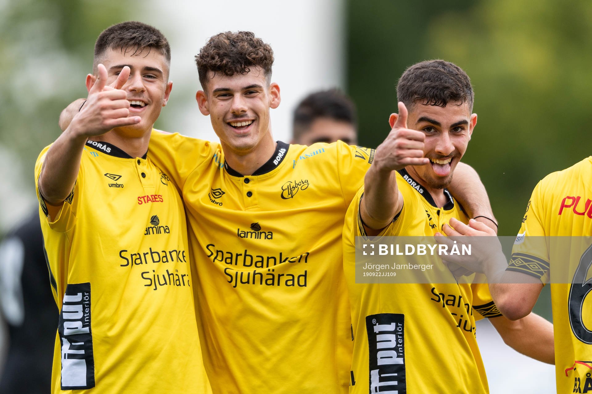 Elfsborgs Besfort Zeneli, Endrit Kutllovci och Johannes