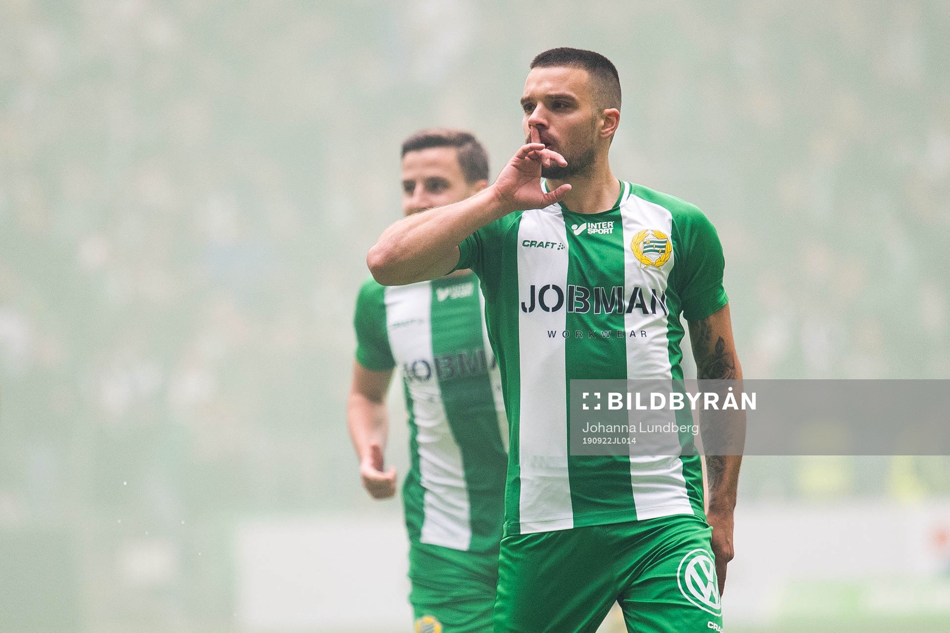 Hammarbys Vladimir Rodic jublar