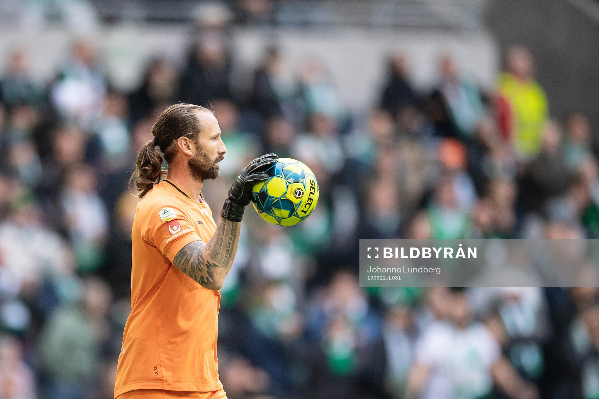 Hammarbys målvakt Johan Wiland