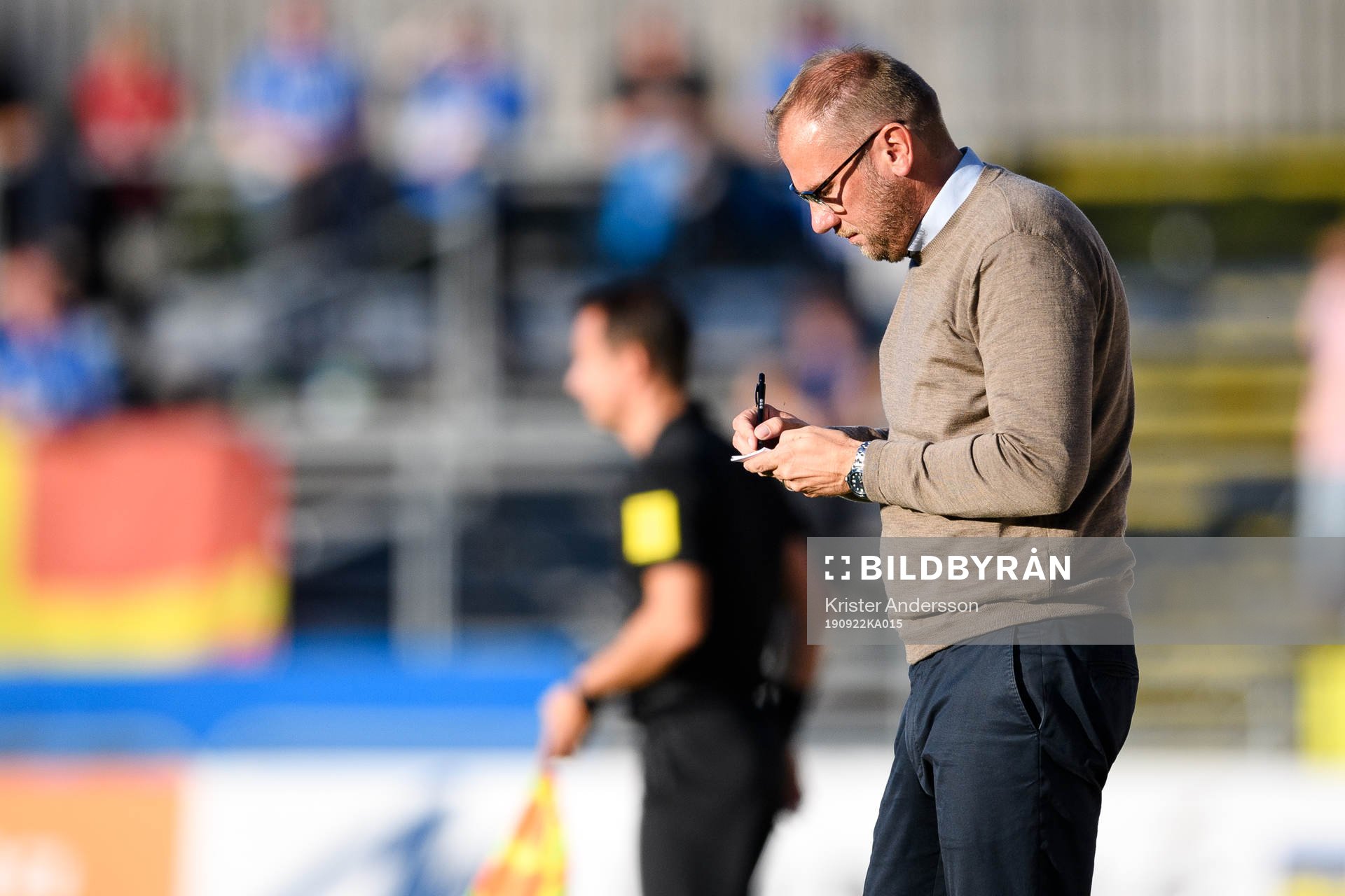 Halmstads tränare Magnus Haglund