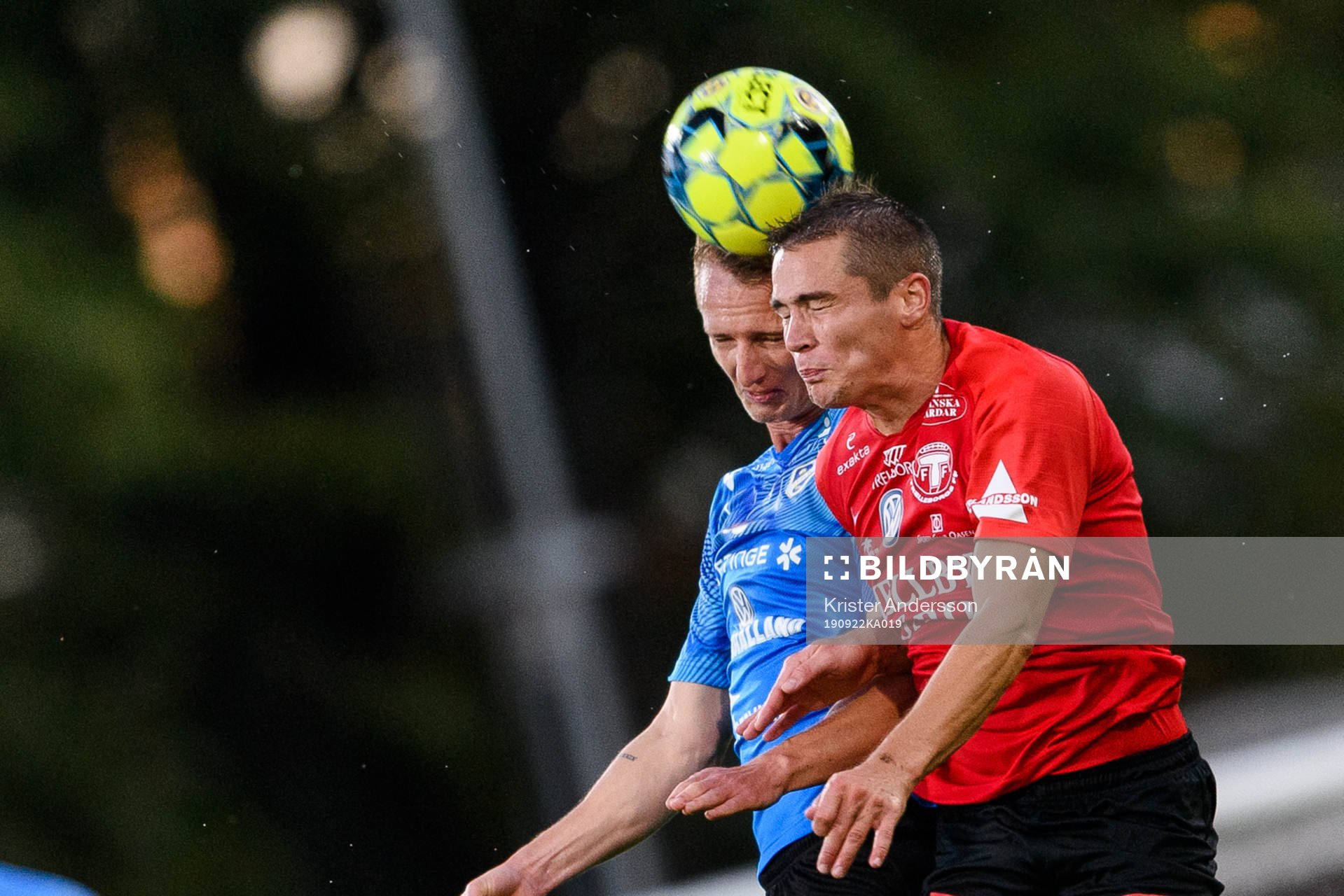 Halmstads Andreas Bengtsson och Trelleborgs Oscar Johansson