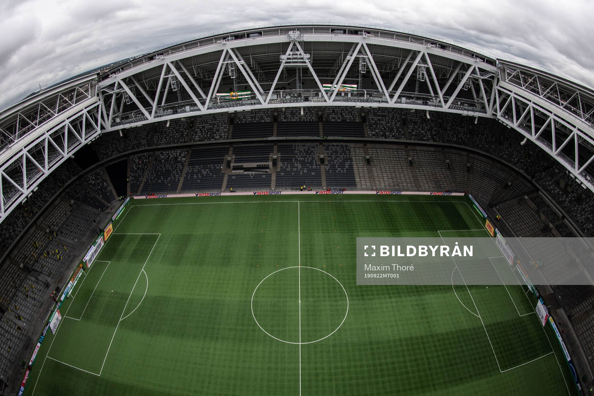 Vy över Tele2 Arena
