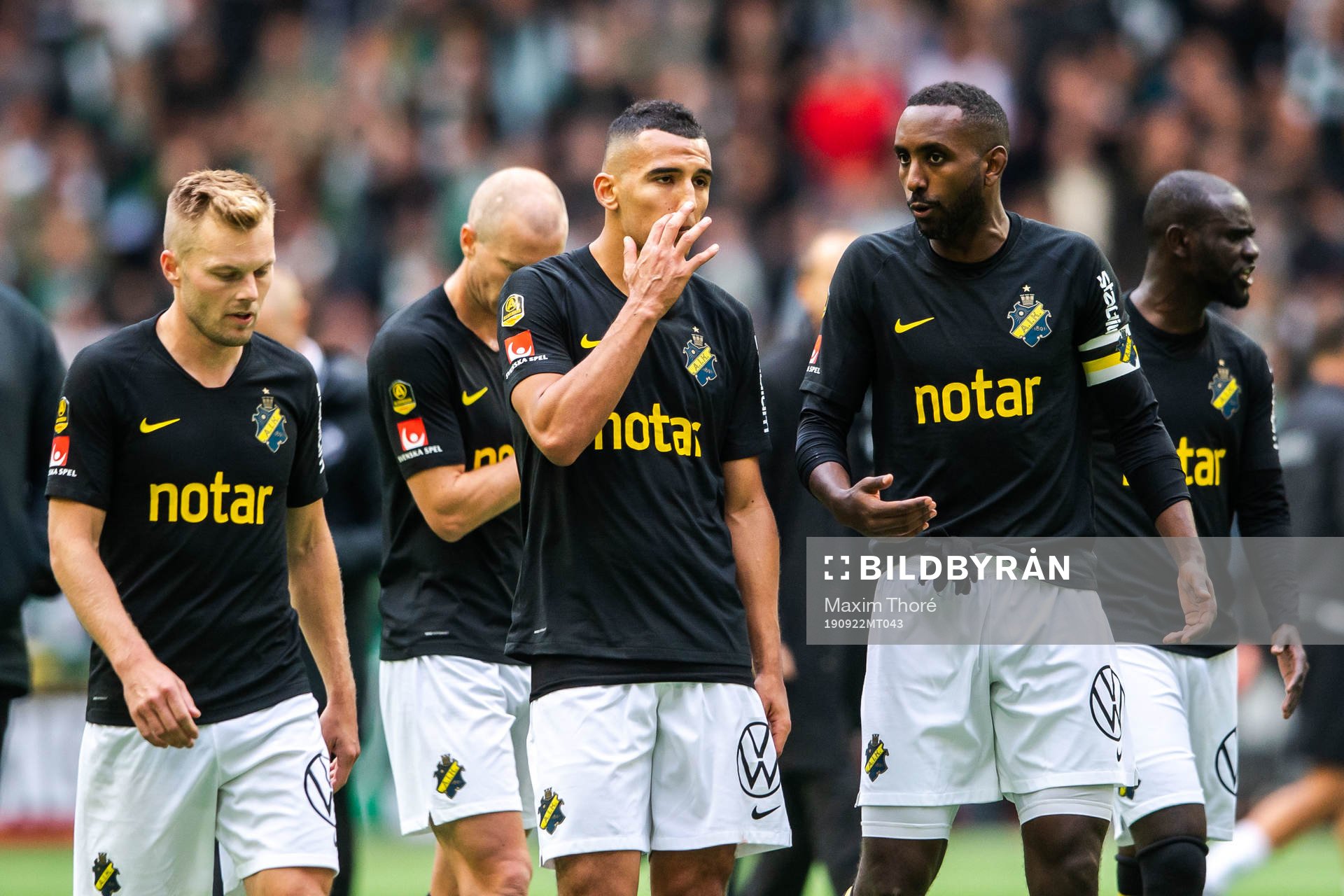 s Sebastian Larsson, Nabil Bahoui och Henok Goitom deppar