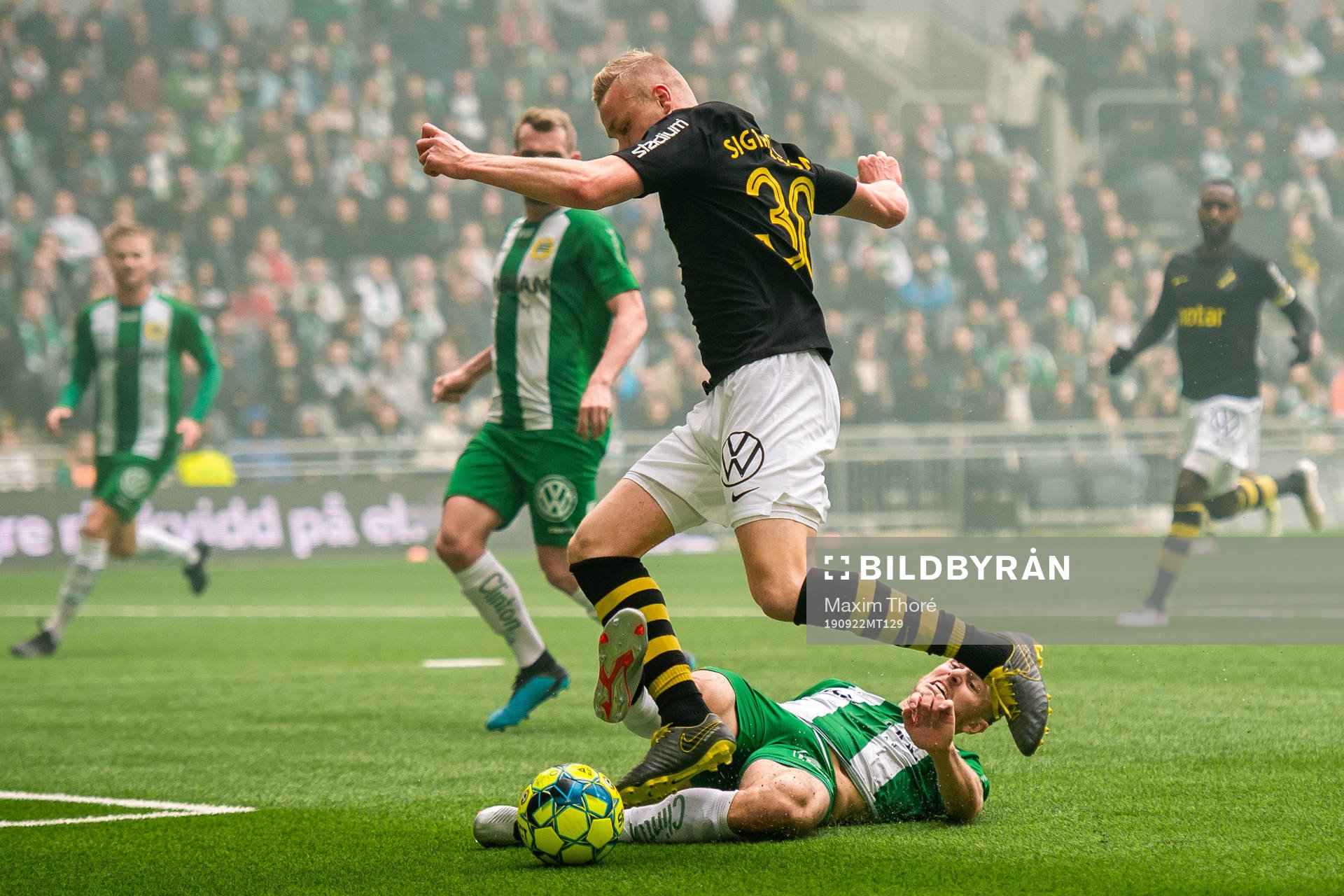 s Kolbeinn Sigthorsson och Hammarbys Richard Magyar