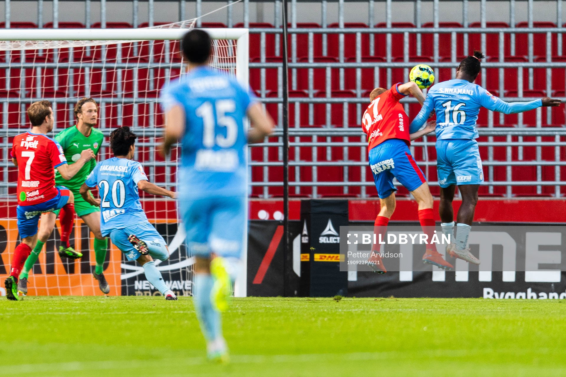 AFC Eskilstunas Onyedikachukwu Samuel Nnamani nickar in 1-1