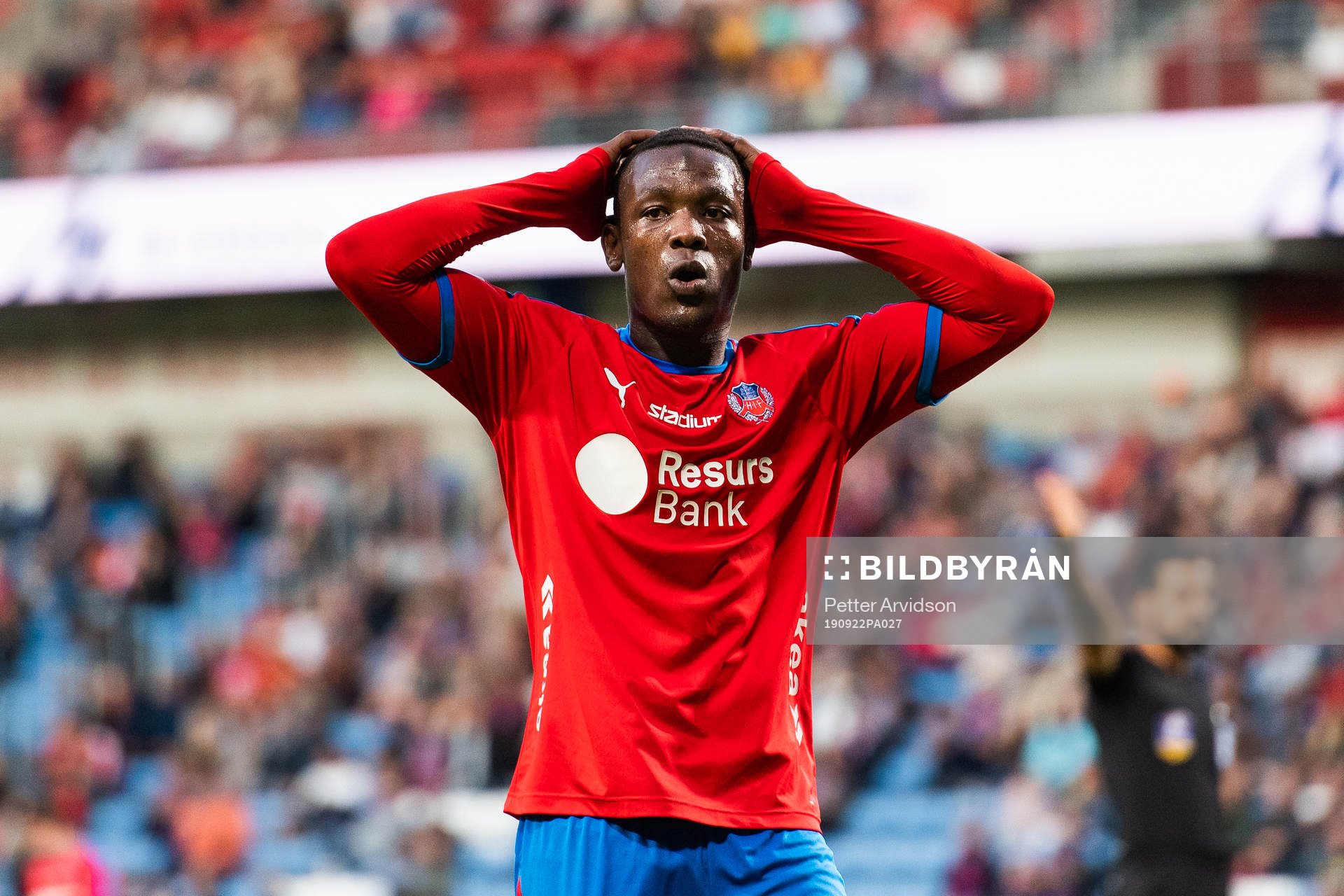 Helsingborgs Alhaji Gero deppar