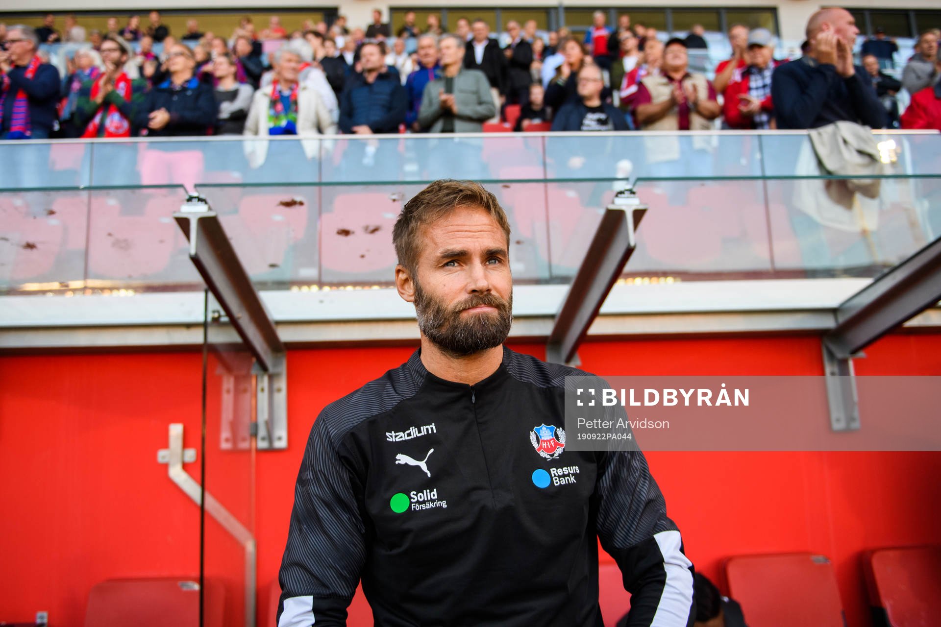Helsingborgs tränare Olof Mellberg