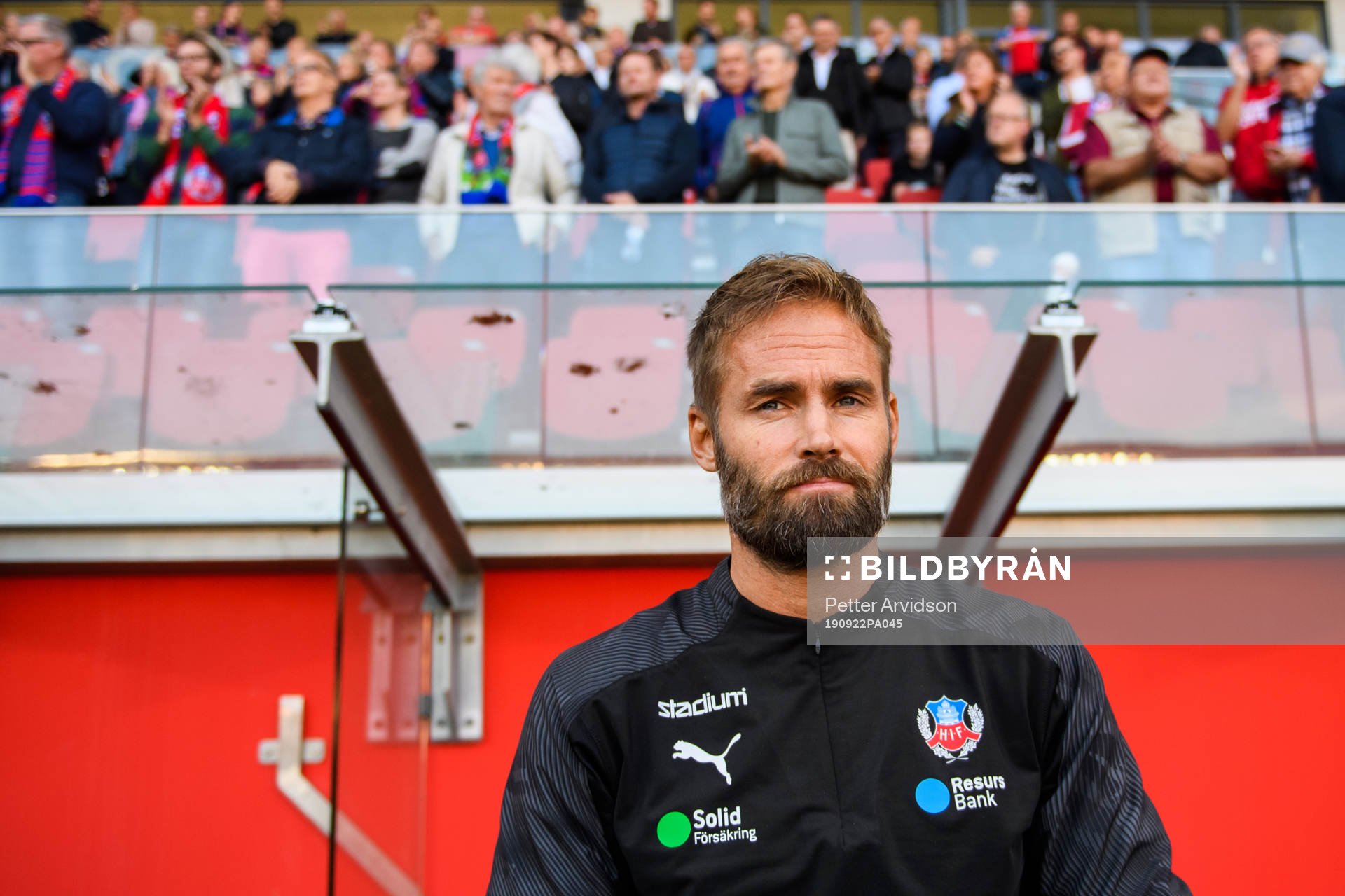 Helsingborgs tränare Olof Mellberg