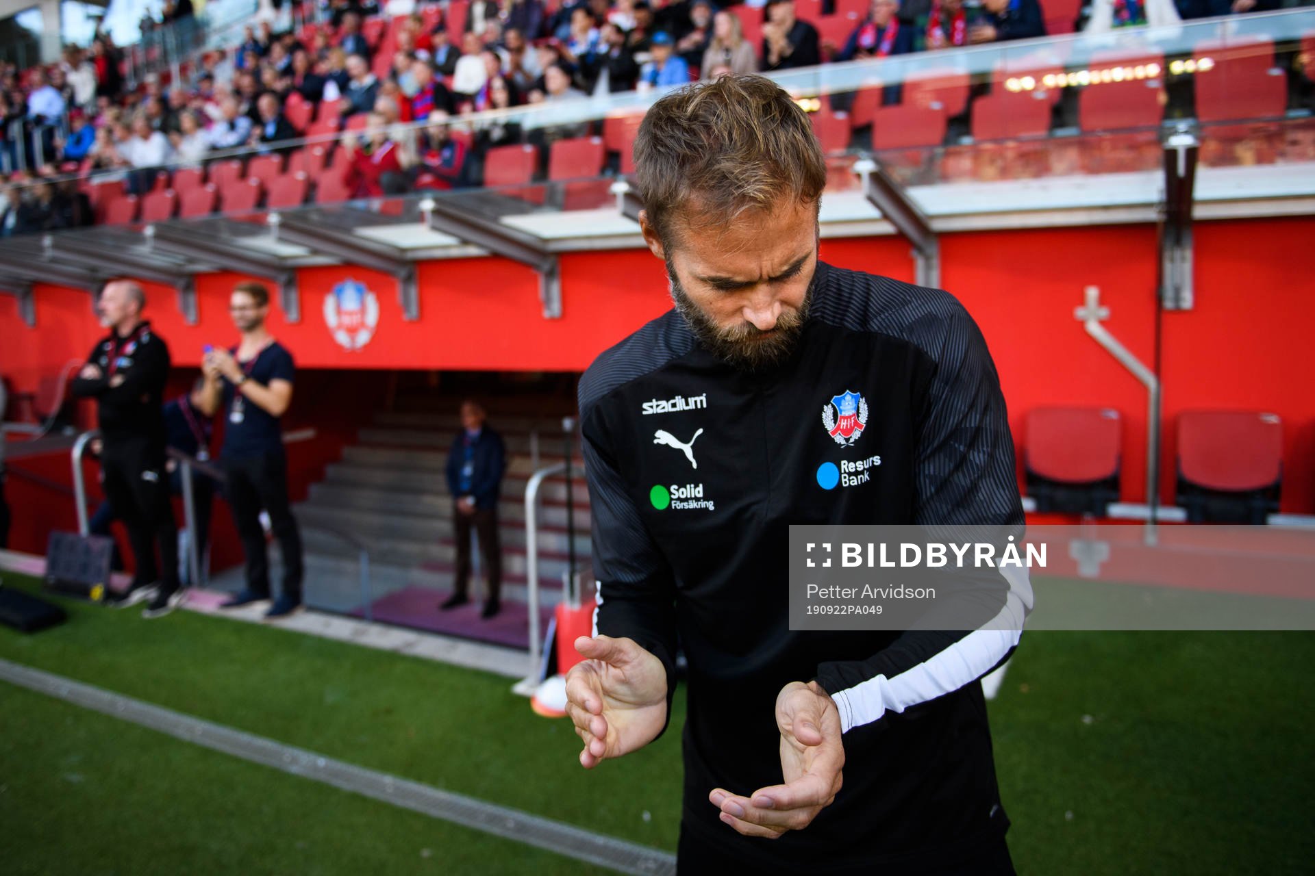 Helsingborgs tränare Olof Mellberg