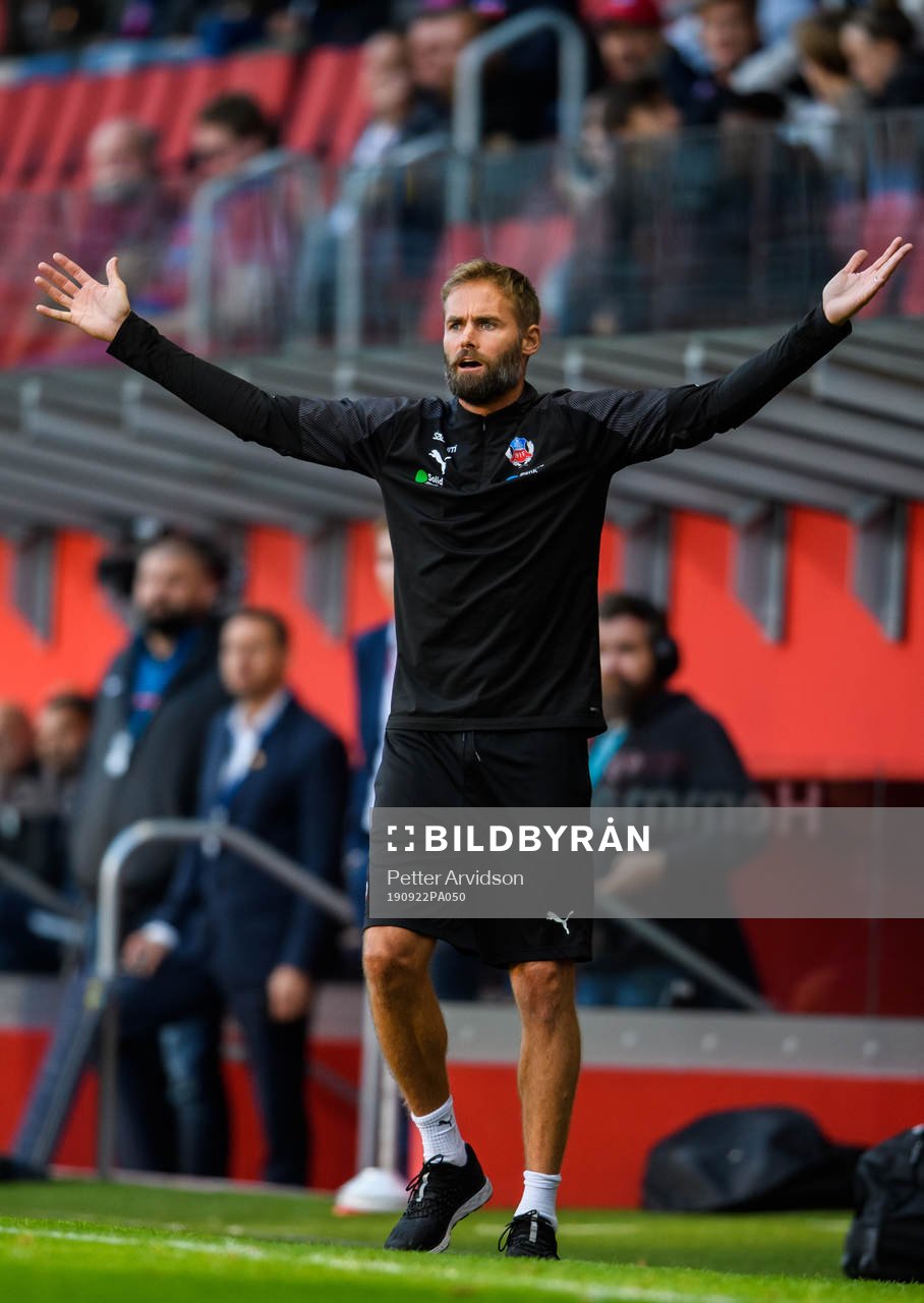 Helsingborgs tränare Olof Mellberg
