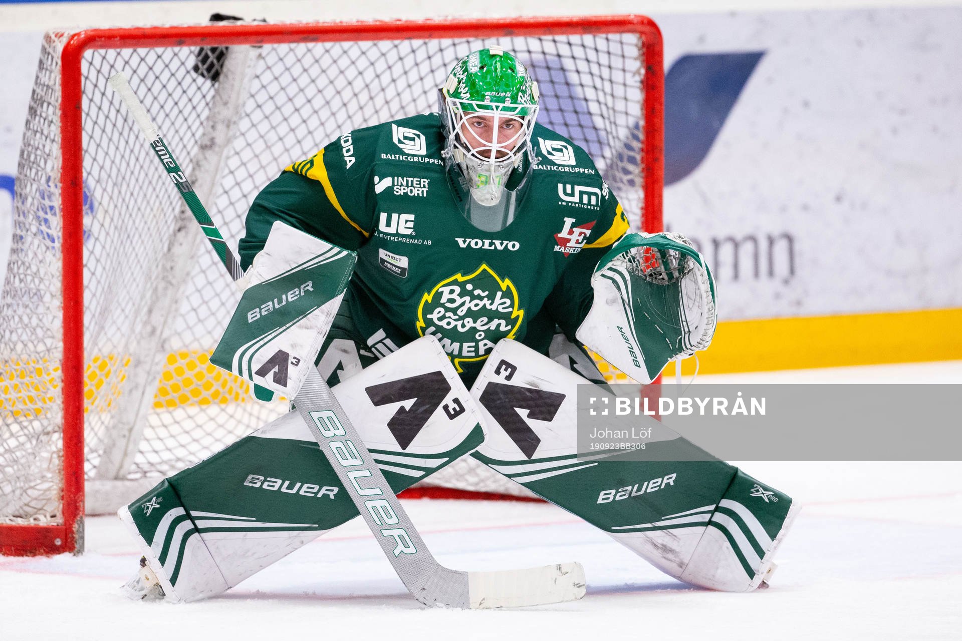 Björklövens målvakt Mattias Pettersson