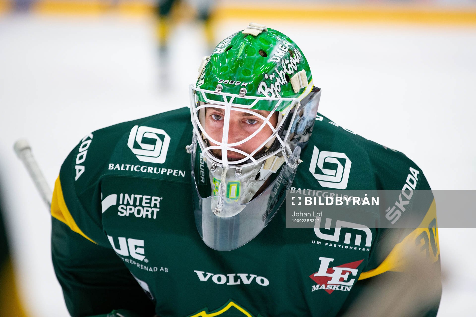 Björklövens målvakt Mattias Pettersson